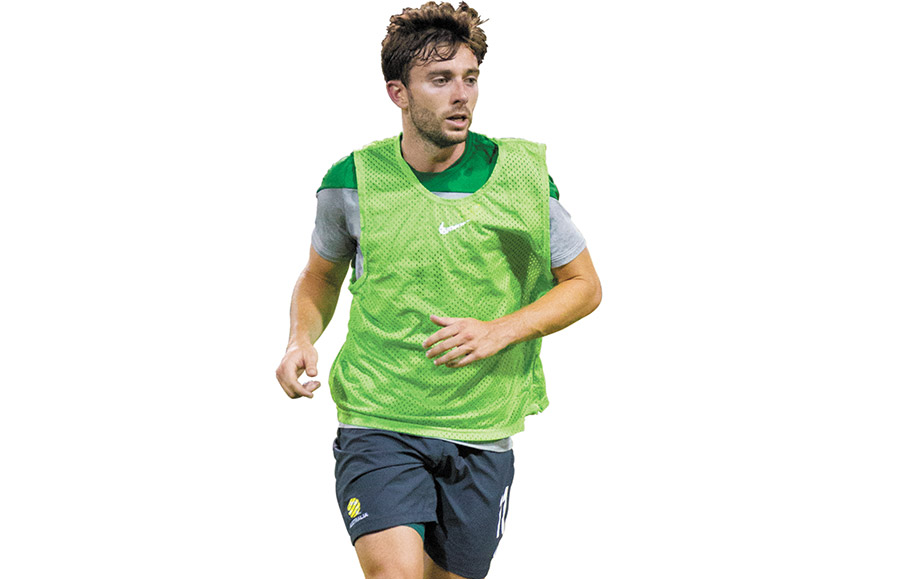 Wing man: Tommy Oar, 23, soccer player