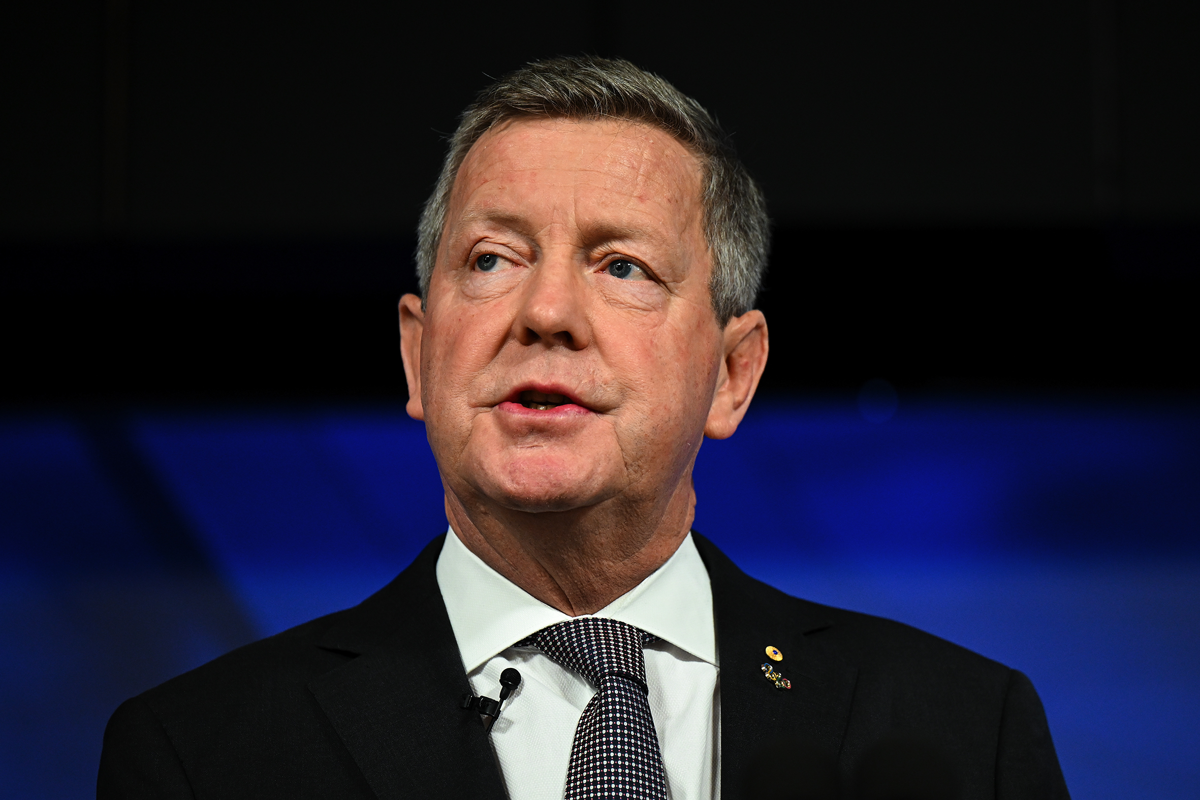 The AOC’s Matt Carroll addresses the National Press Club
