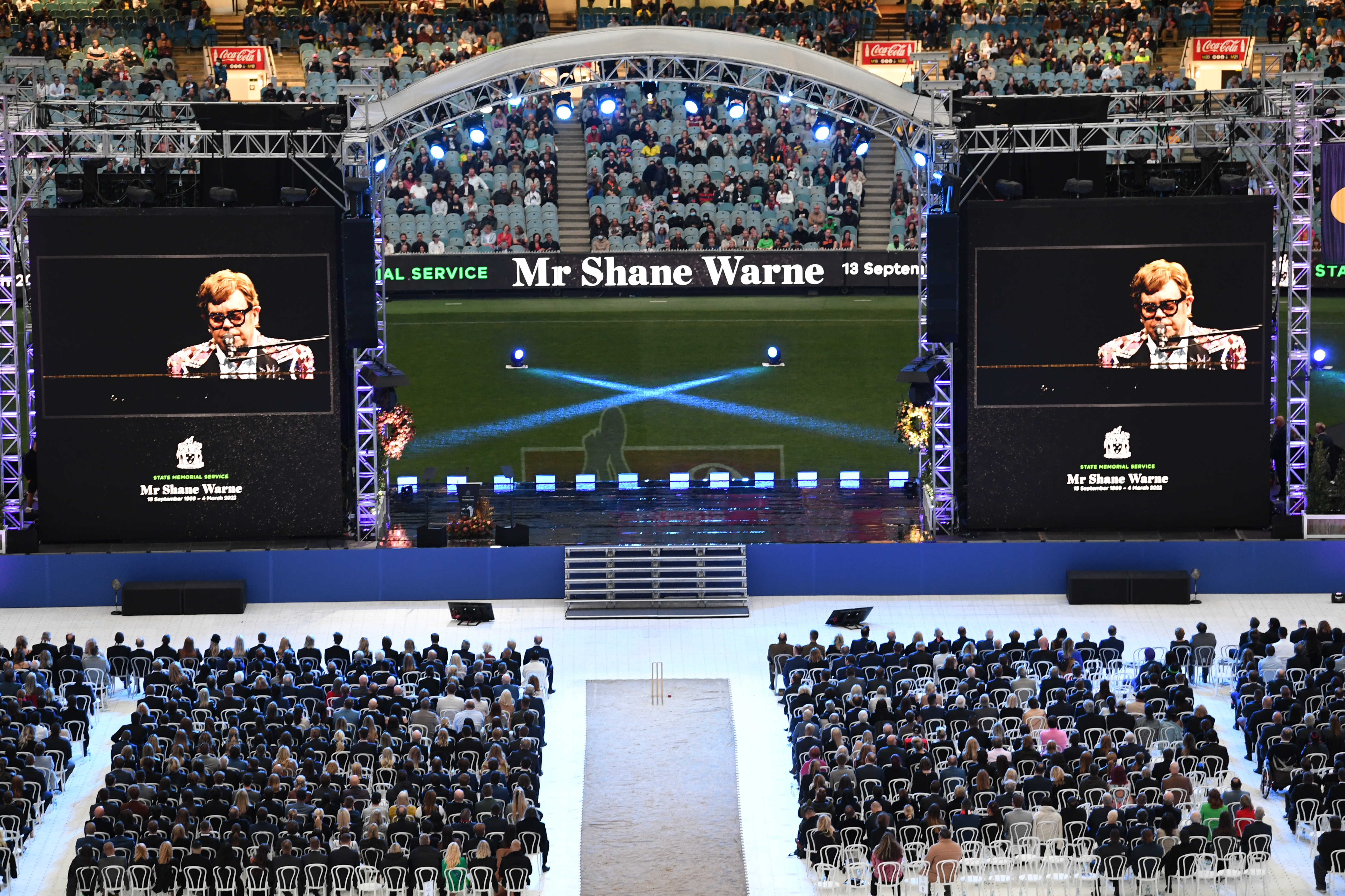 Loud, indulgent and fitting: Shane Warne’s MCG memorial