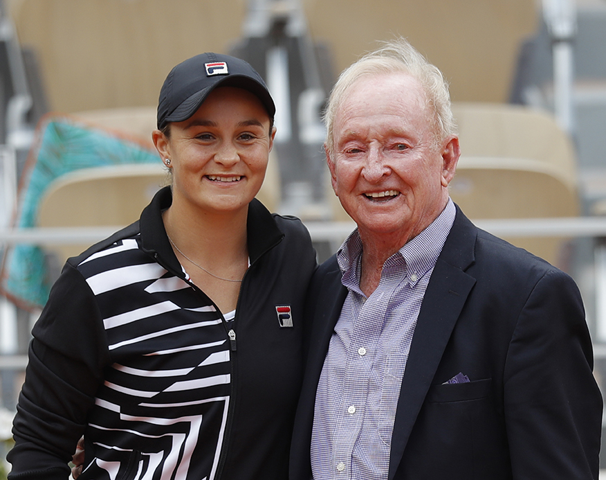Tennis legend Rod Laver