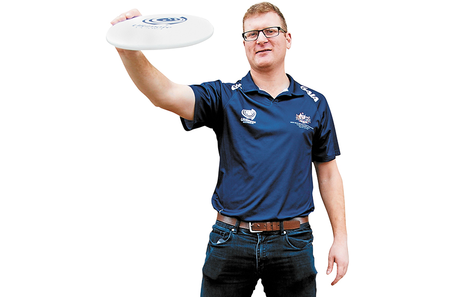 It’s catching: Dan Rule, 29, ultimate frisbee player