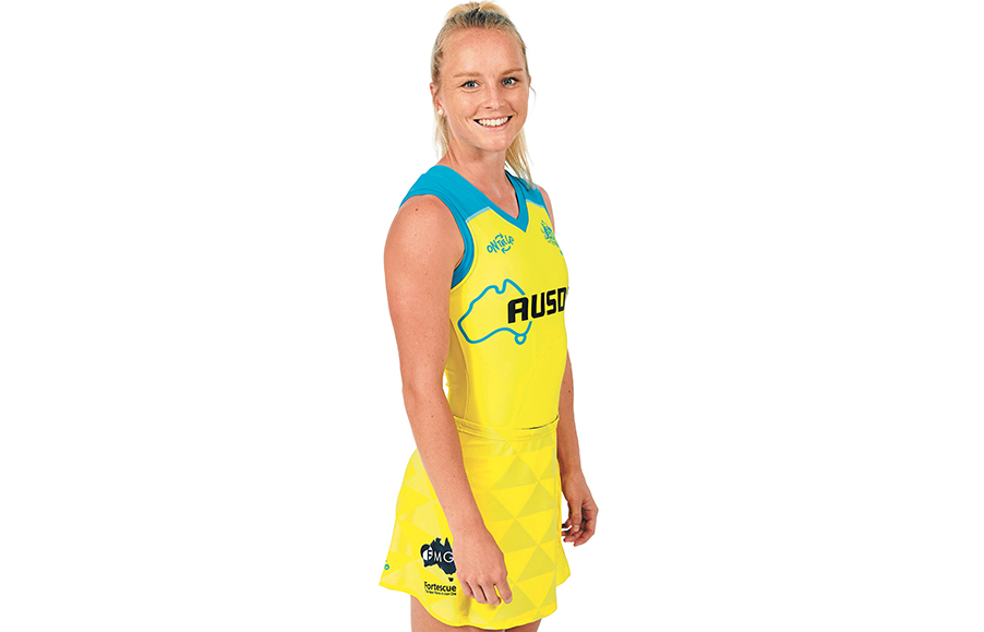 Midfield maestro: Jane Claxton, 26, hockey player