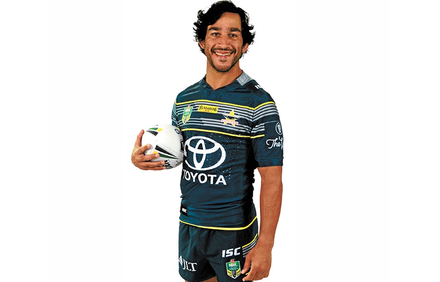 The ambassador: Johnathan Thurston, 33, rugby league player