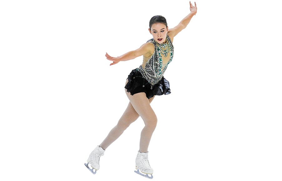 Ice queen: Kailani Craine, 19, figure skater