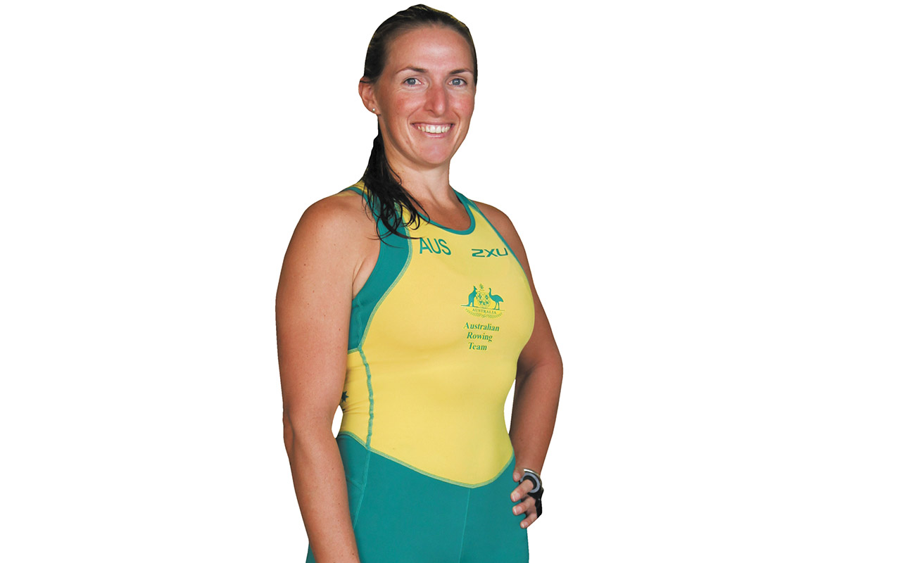 Forwards, backwards: Kate Hornsey, 32, rower