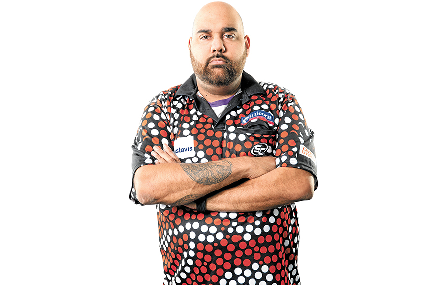 Down to a fine dart: Kyle Anderson, 31, darts player