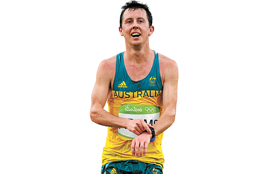 Marathon man: Liam Adams, 30, marathon runner