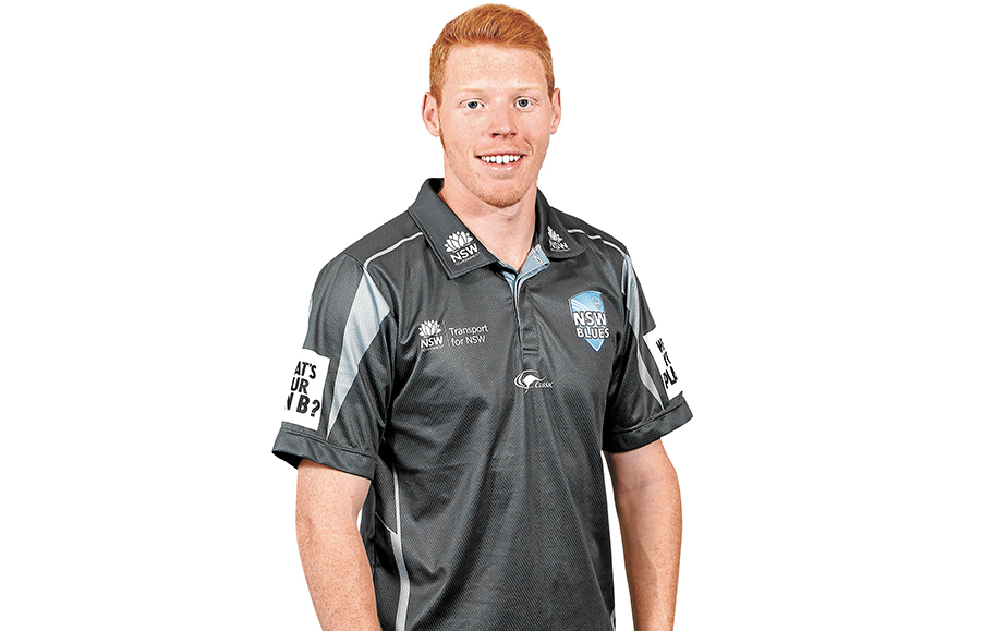 Pace odyssey: Liam Hatcher, 20, cricketer