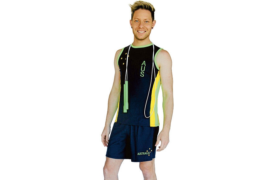 Skipping a beat: Luke Boon, 27, rope skipper