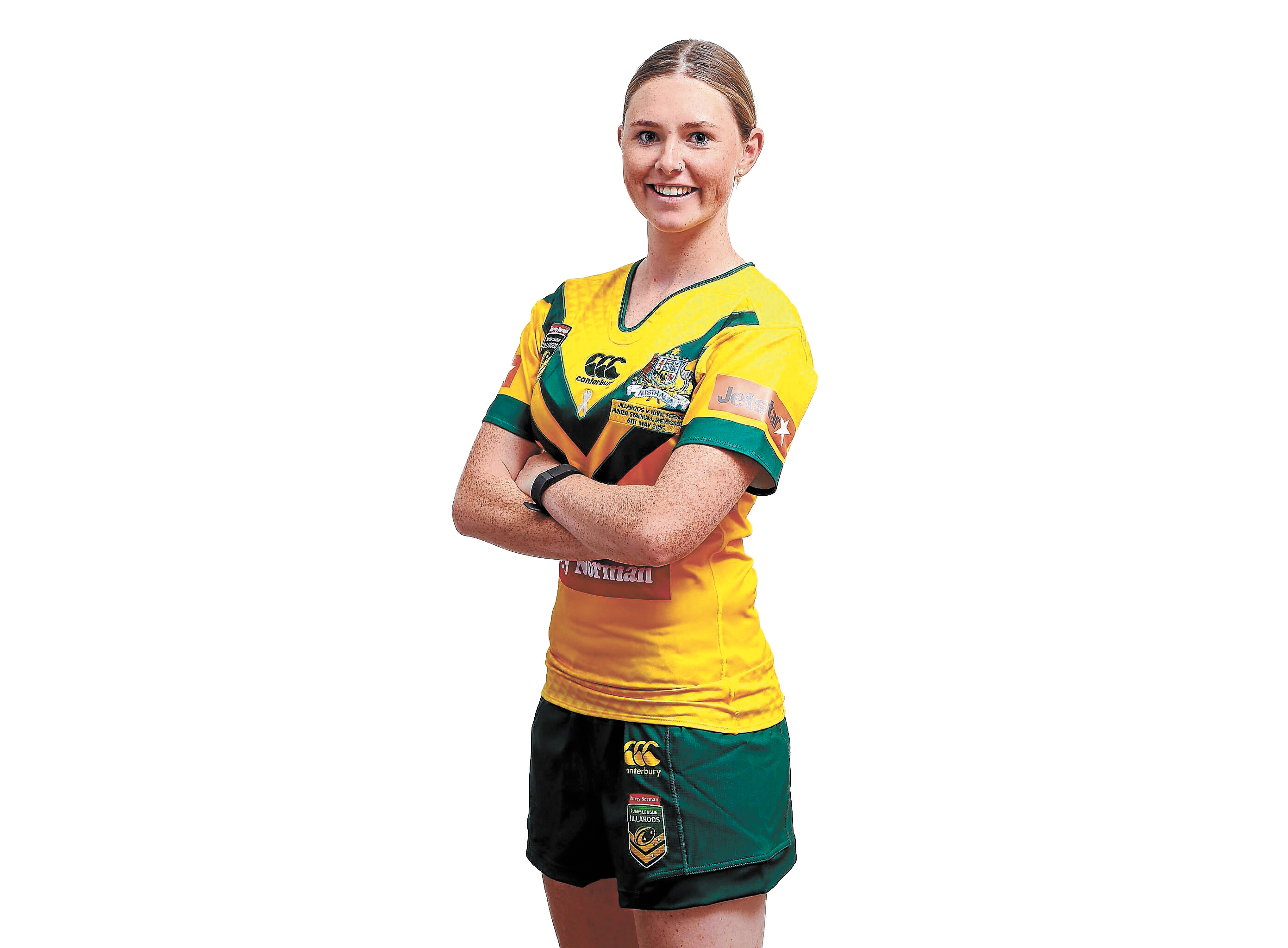 Her own league: Maddie Studdon, 22, rugby league player