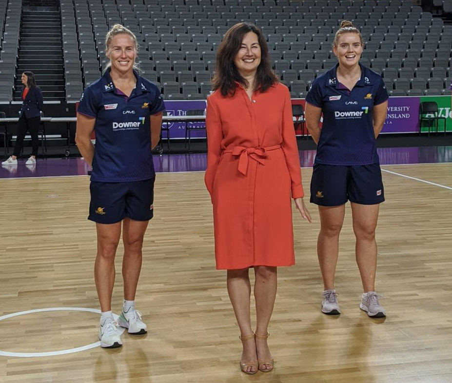 Super Netball chair Marina Go