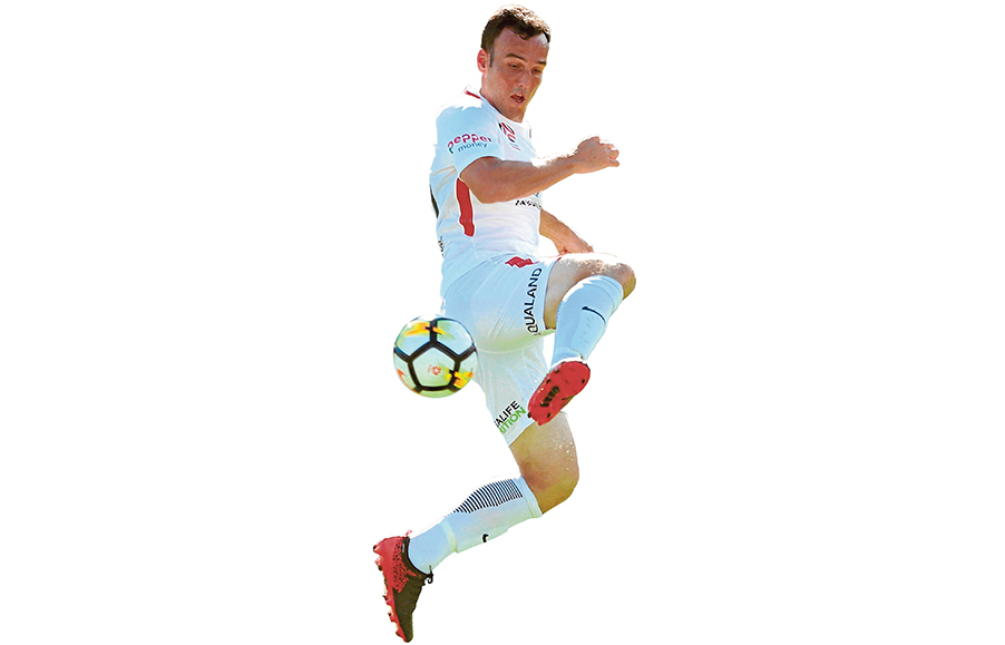 Bridge building: Mark Bridge, 32, soccer player