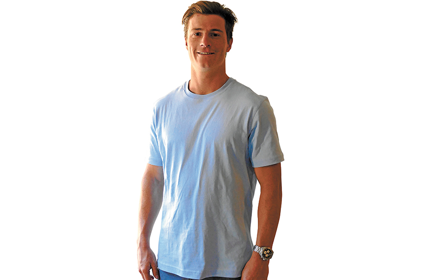 Mogul conqueror: Matt Graham, 21, moguls skier