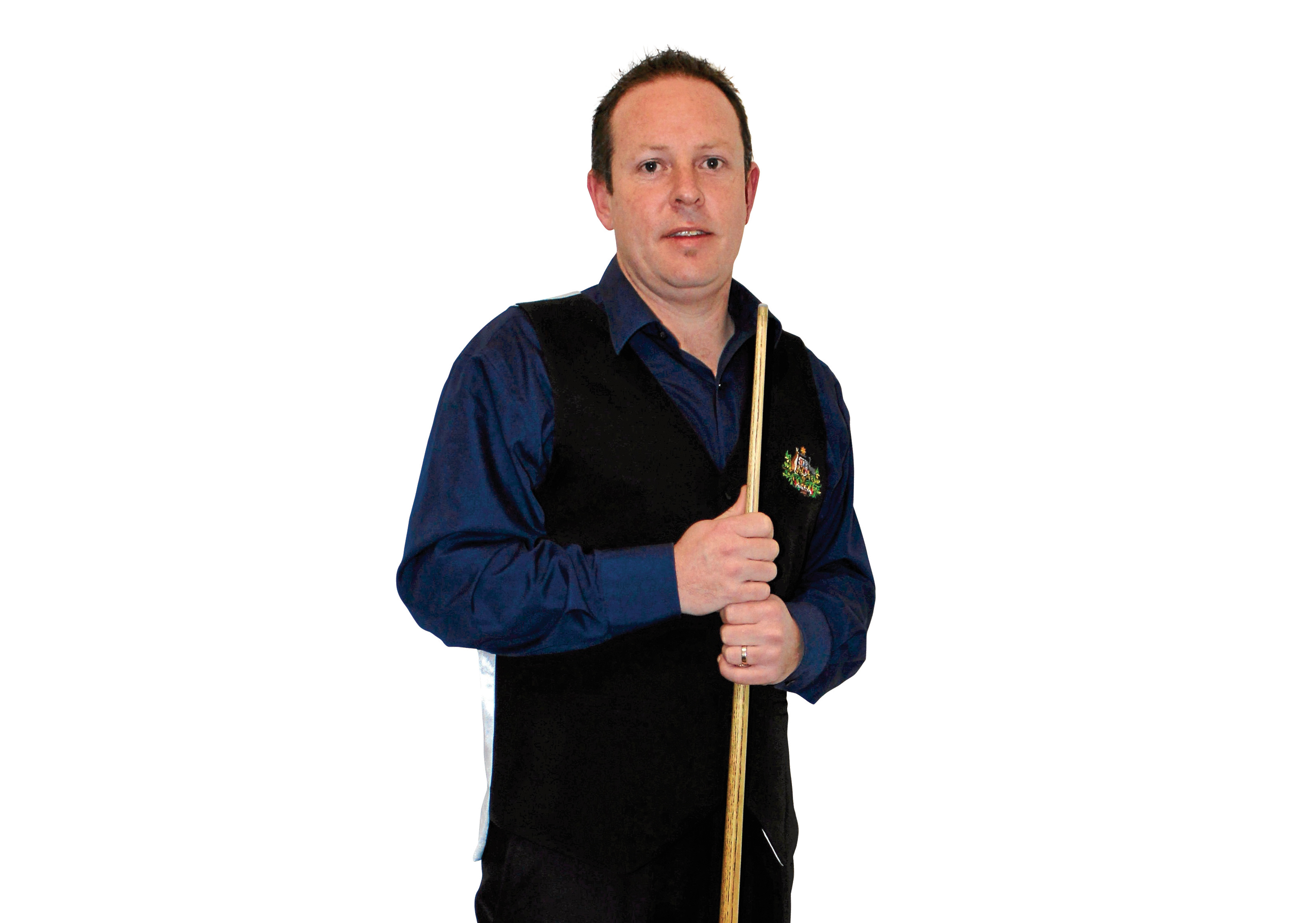 Top of the table: Matthew Bolton, 38, billiards and snooker player