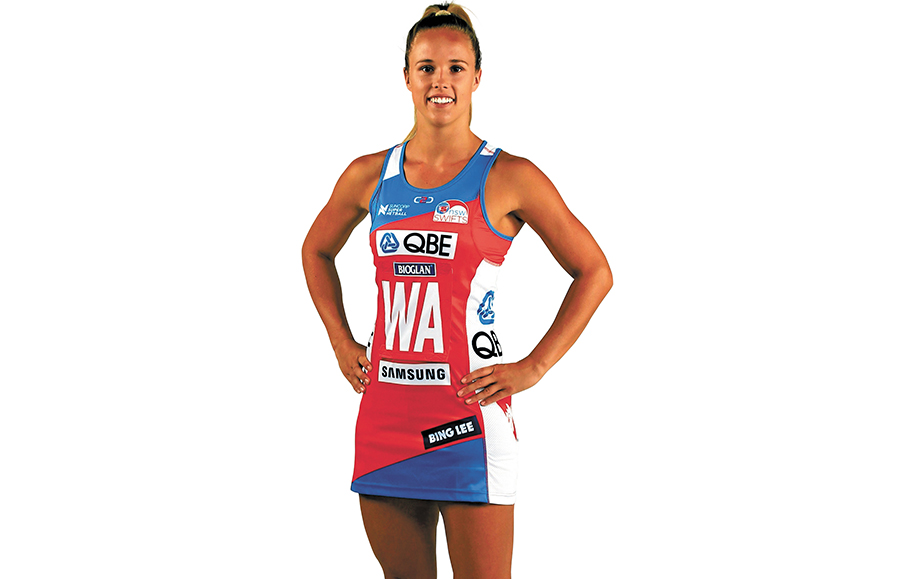 Trading options: Paige Hadley, 24, netballer