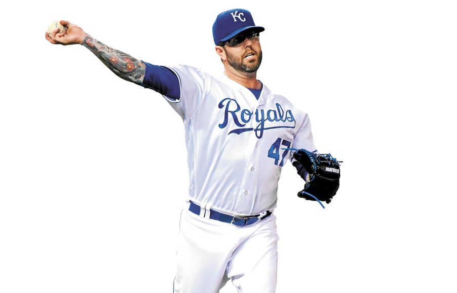 Pitch perfect: Peter Moylan, 38, baseballer
