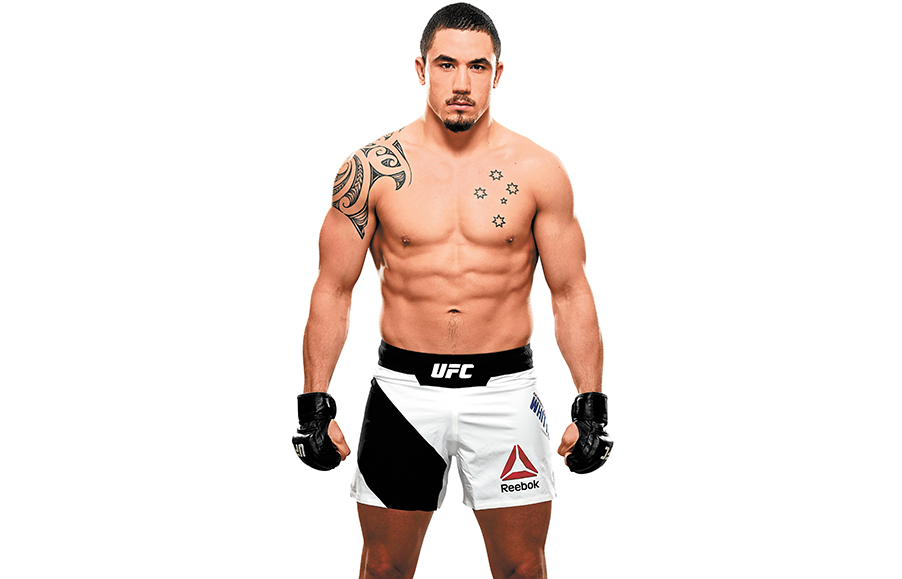World of pain: Robert Whittaker, 26, mixed martial artist