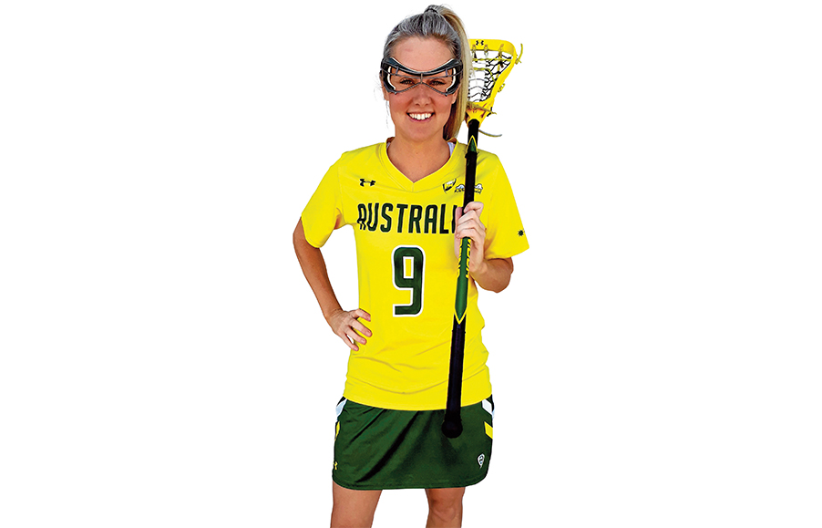 Sign of lacrosse: Sarah Mollison, 30, lacrosse player