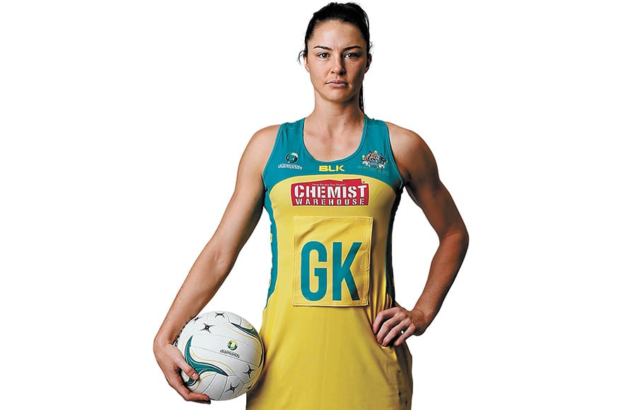 Passion play: Sharni Layton, 28, netballer