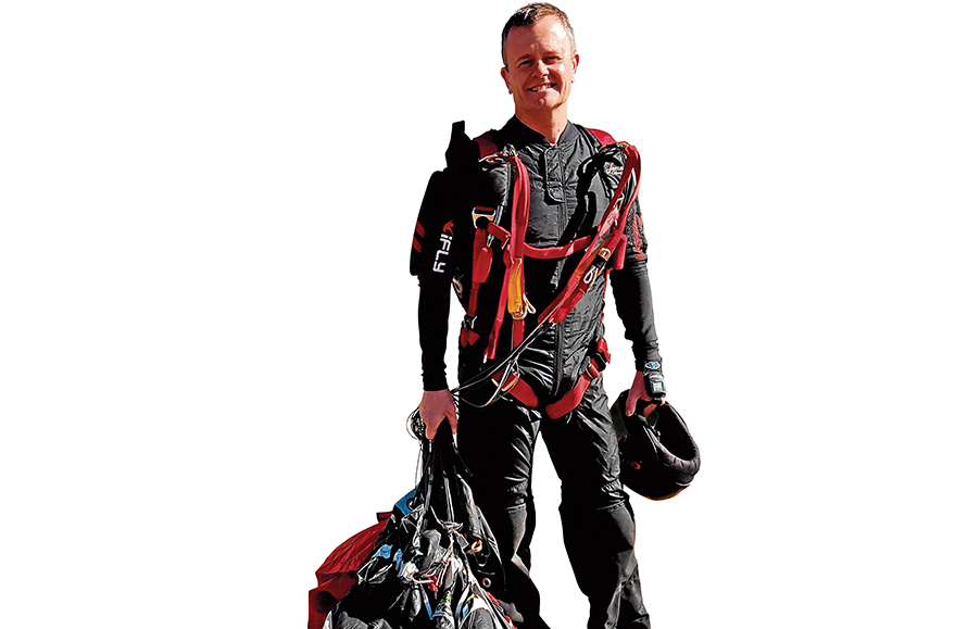 Taking the leap: Troy Crotty, 46, skydiver