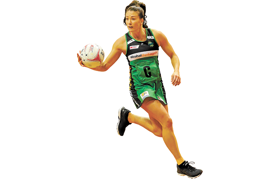 Best medicine: Verity Charles, 27, netballer