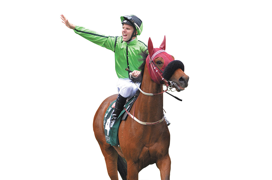 Brothers in arms: Tommy Berry, 23, jockey