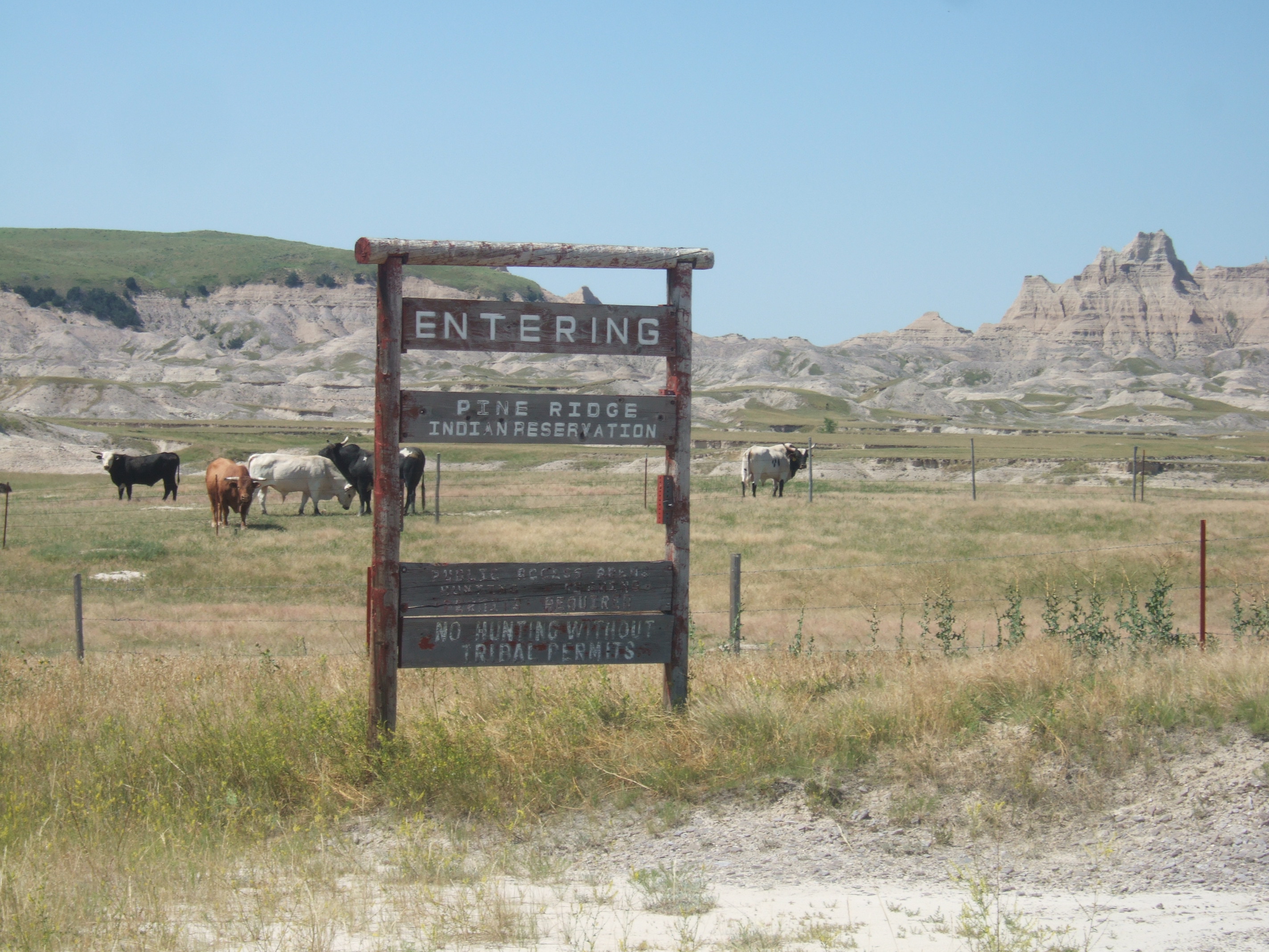 The Pine Ridge Reservation, South Dakota