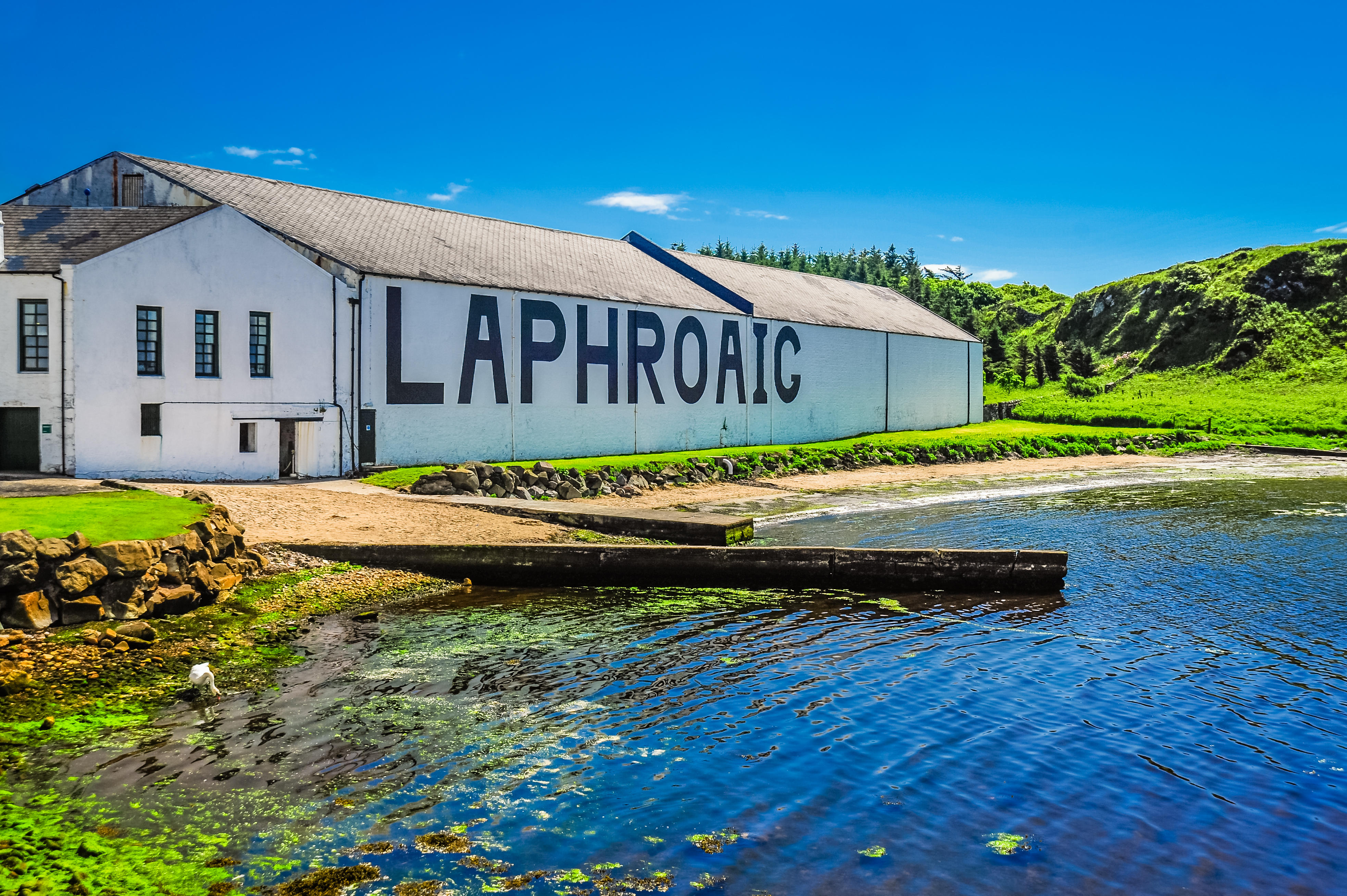 Whisky business at the Laphroaig distillery