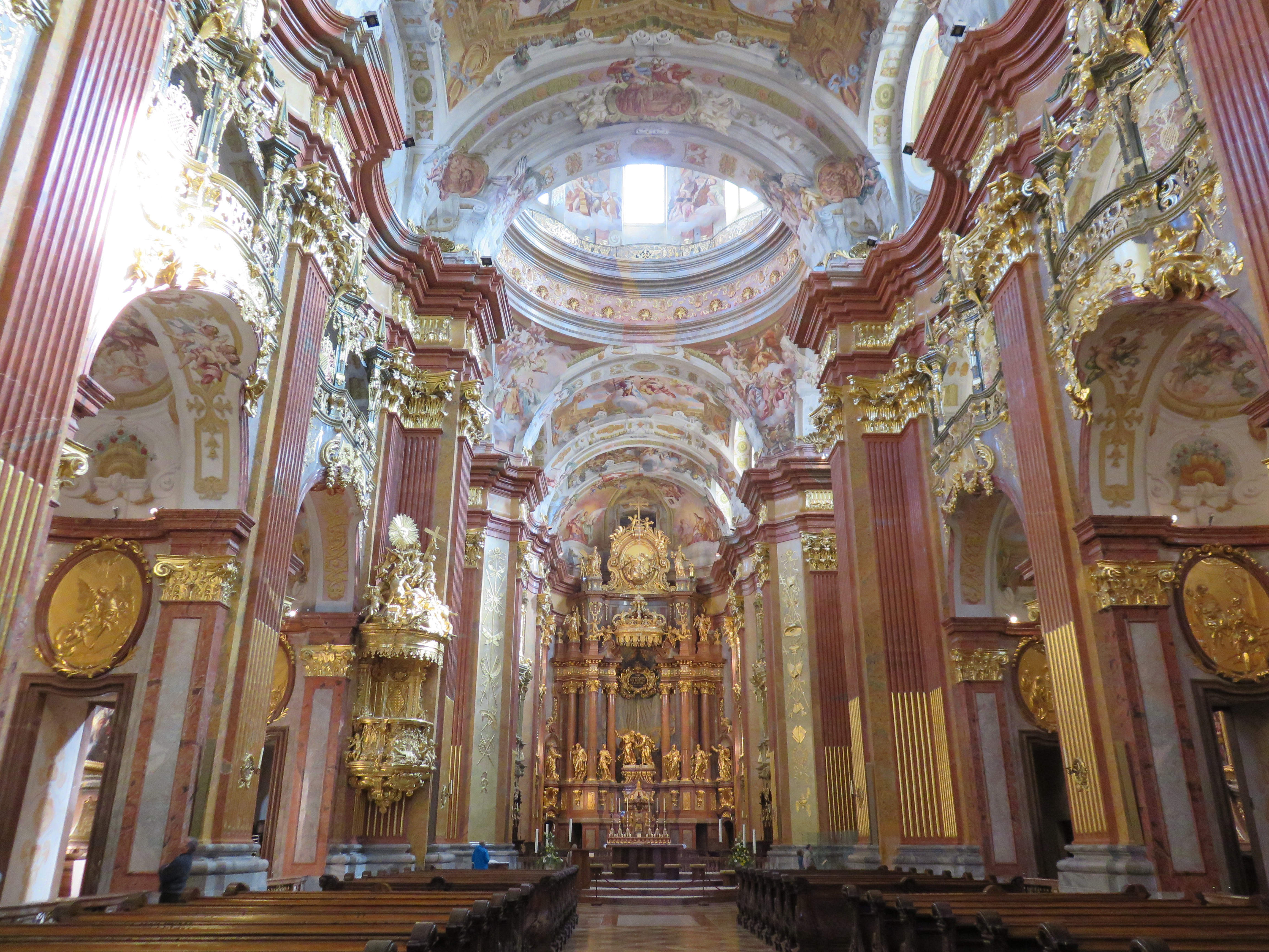 A funeral at Melk Abbey, Austria