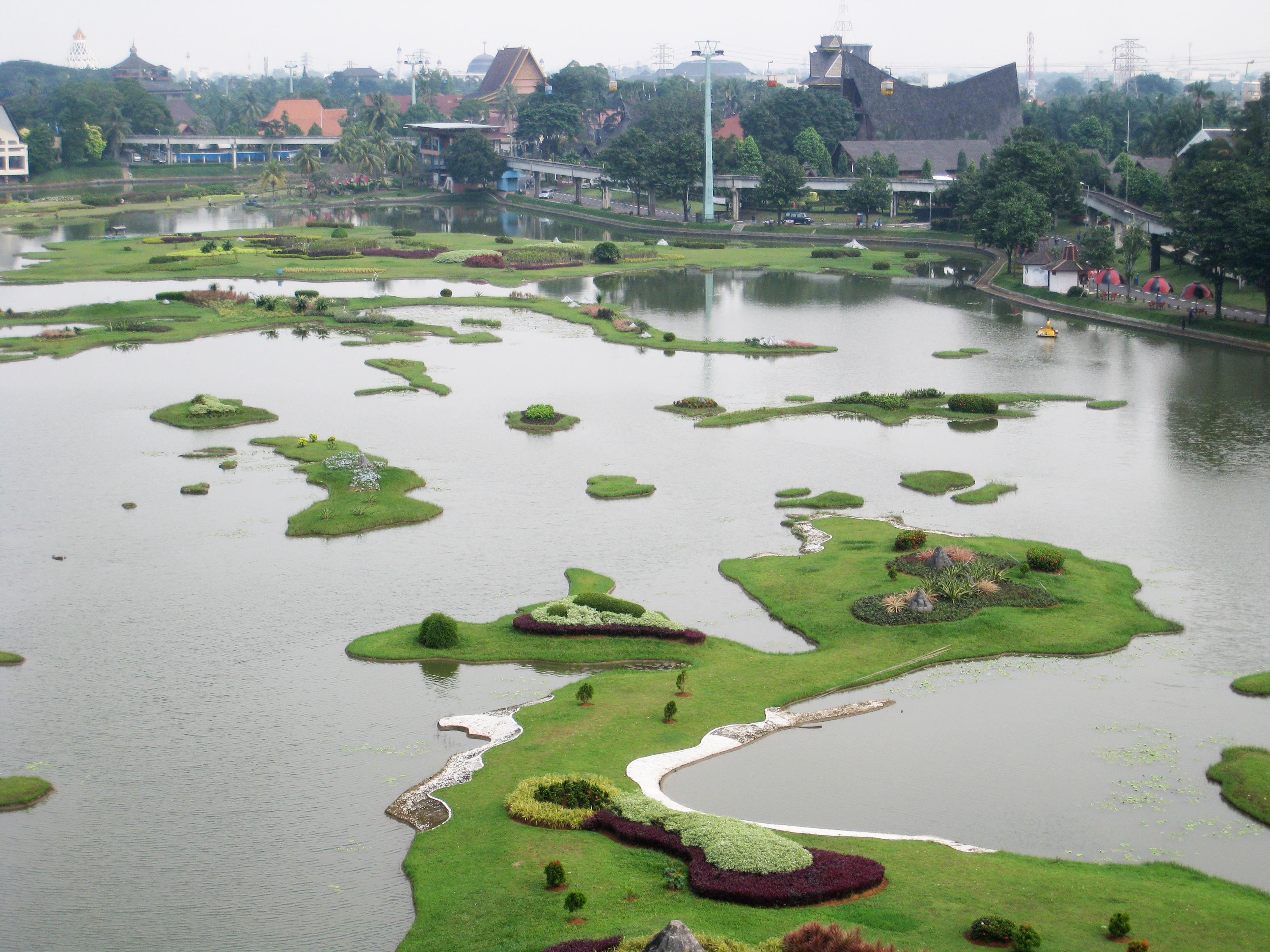Jakarta’s Taman Mini Indonesia Indah cultural theme park