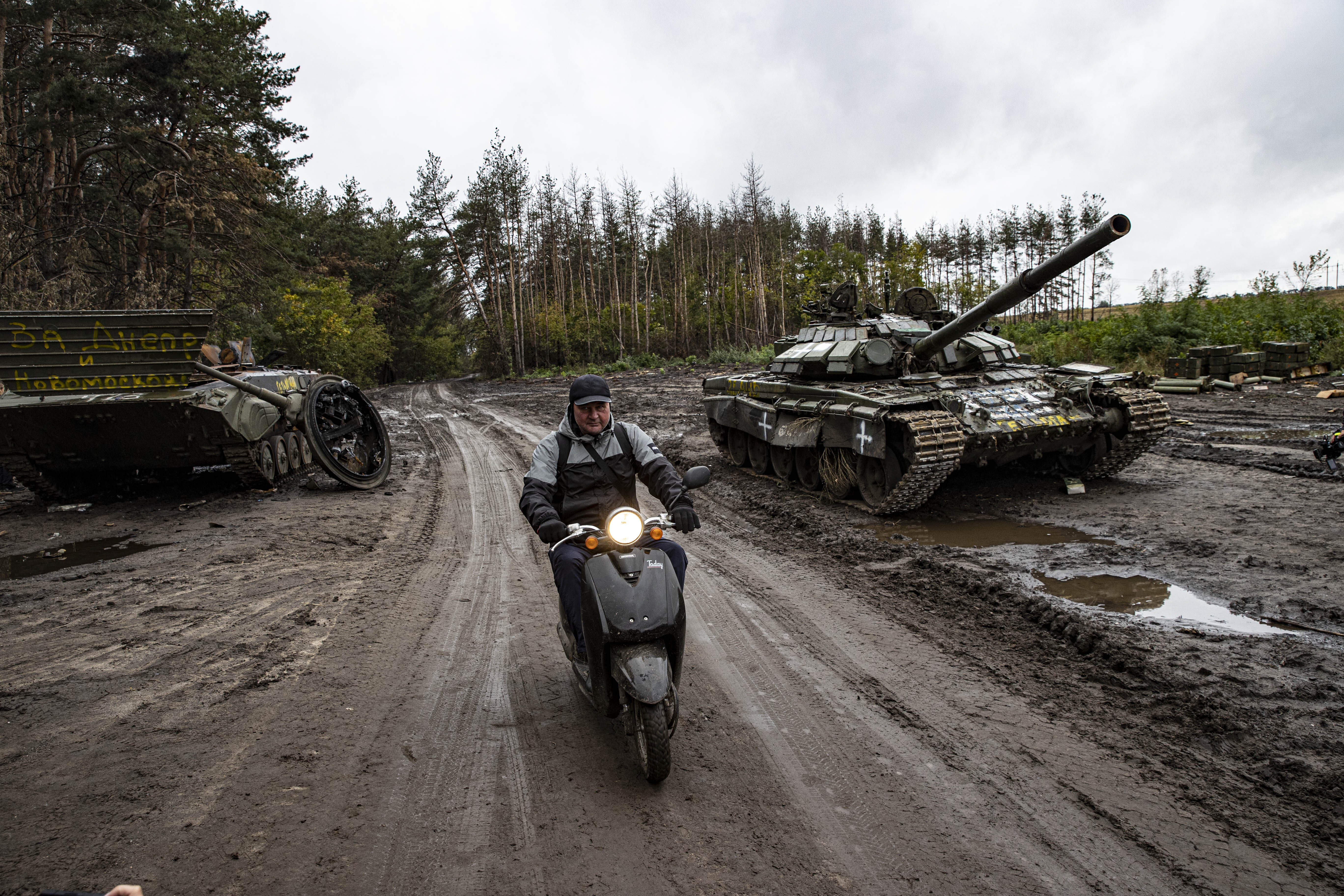 Ukraine regains territory as Russia holds referendums