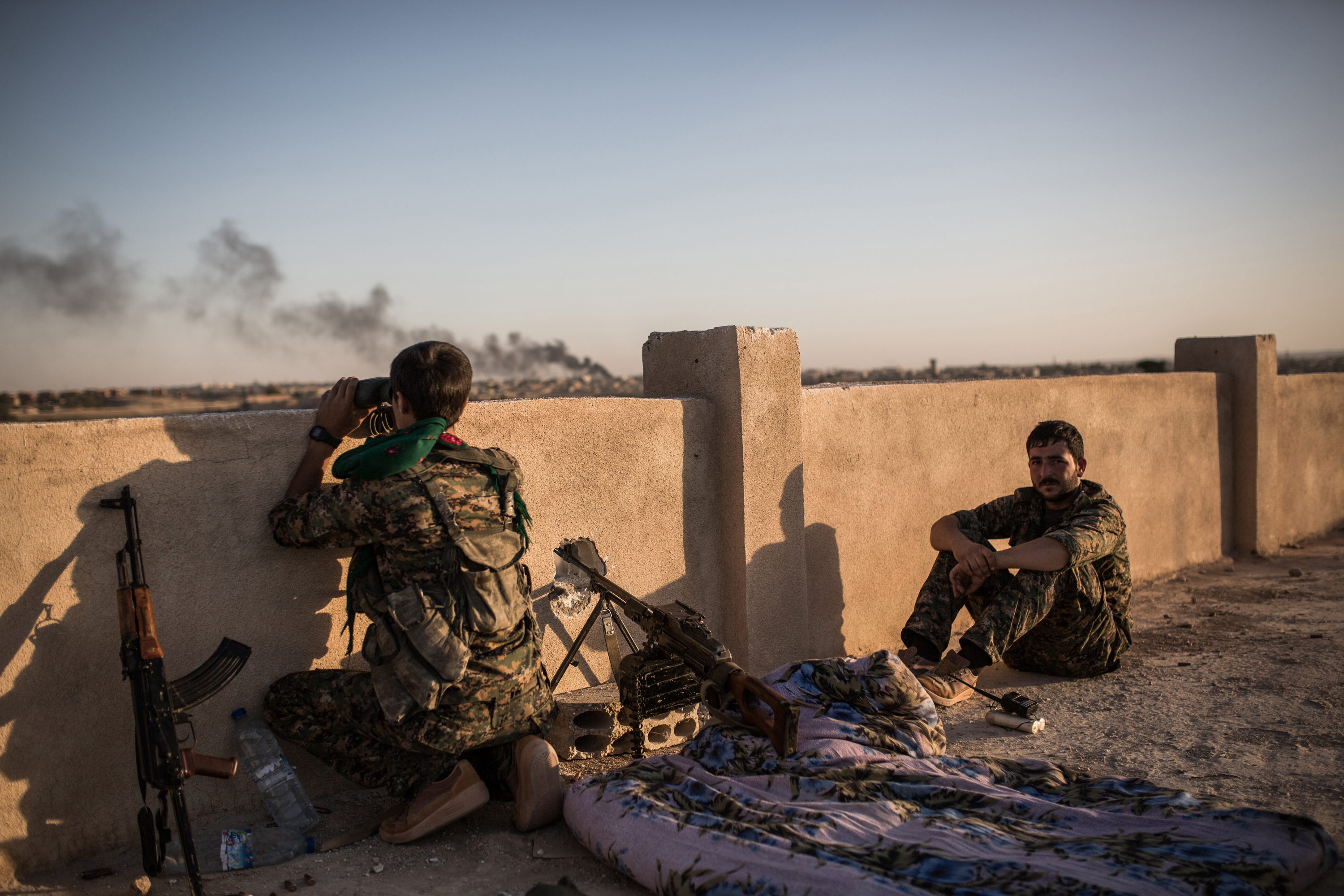 Multisided conflict behind enemy lines in Middle East
