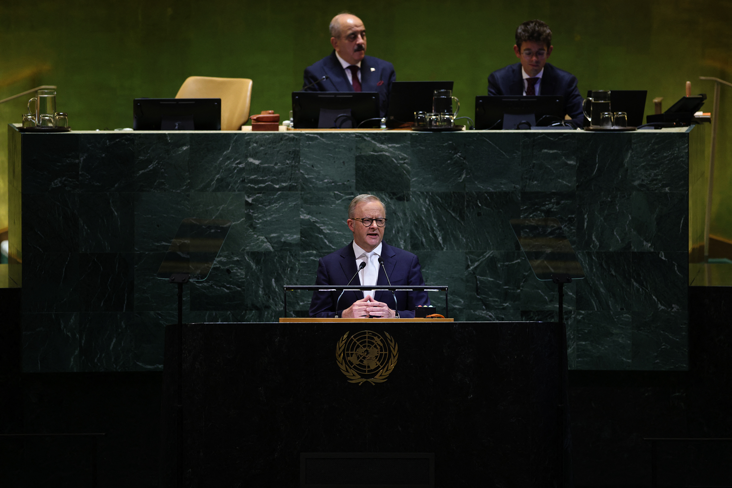 Albanese formally recognises state of Palestine at UN