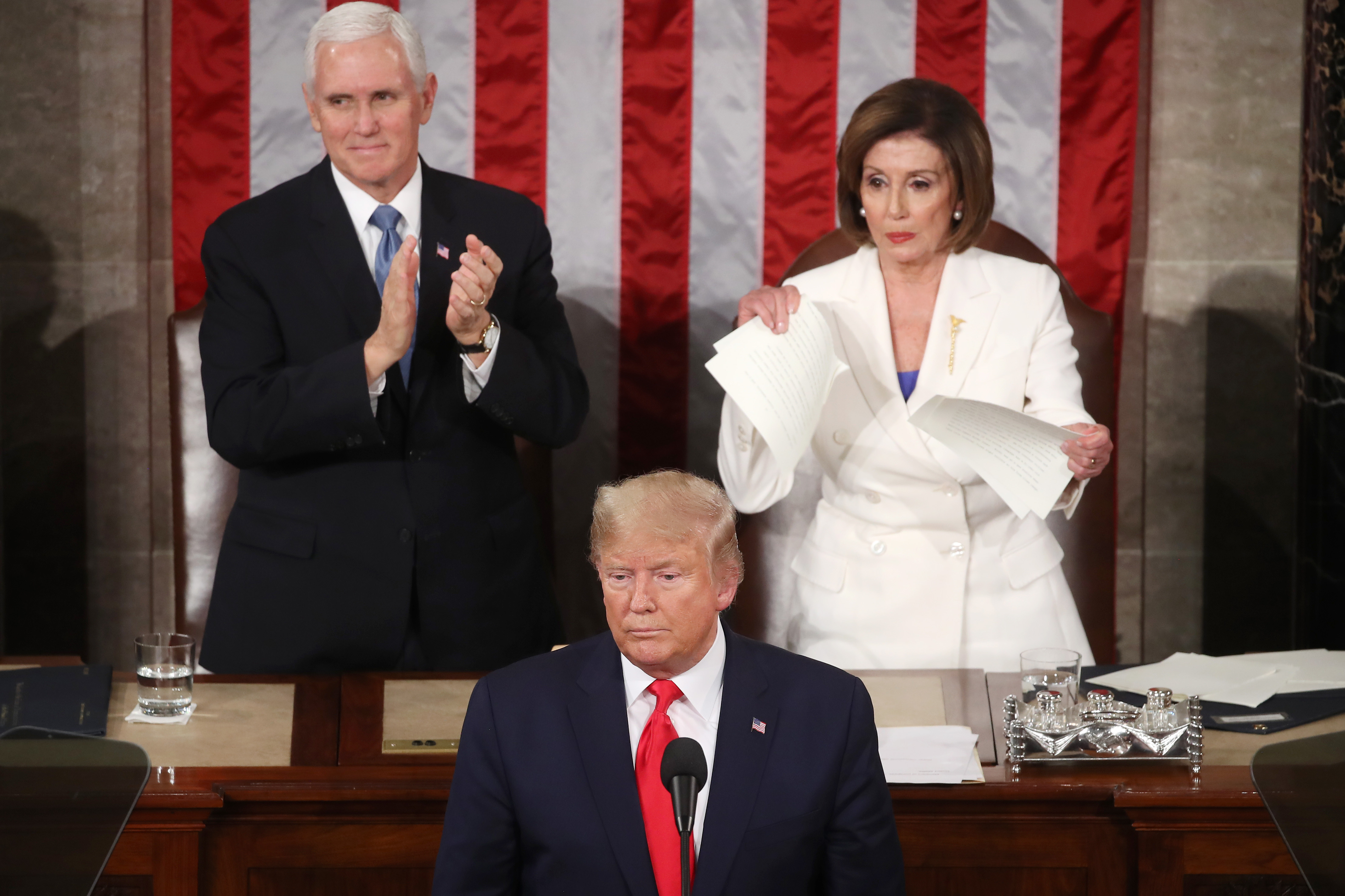 Nancy Pelosi rips into Trump’s SOTU address 