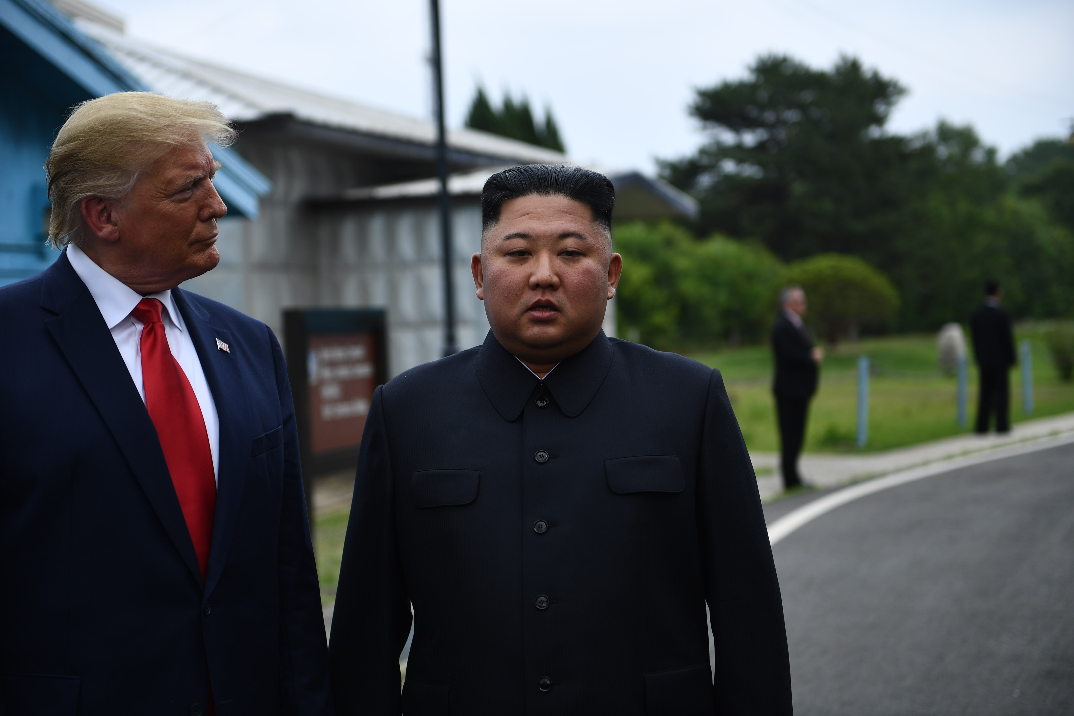 History made as Trump runs DMZ