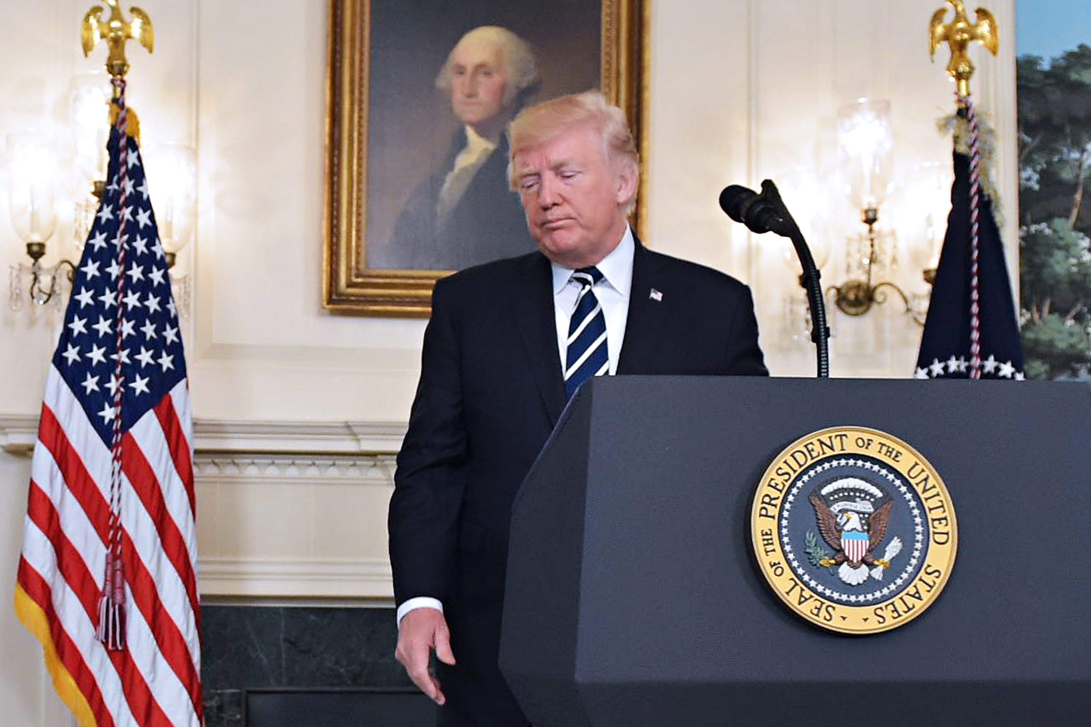 Commander-in-chaff Trump's wayward messages