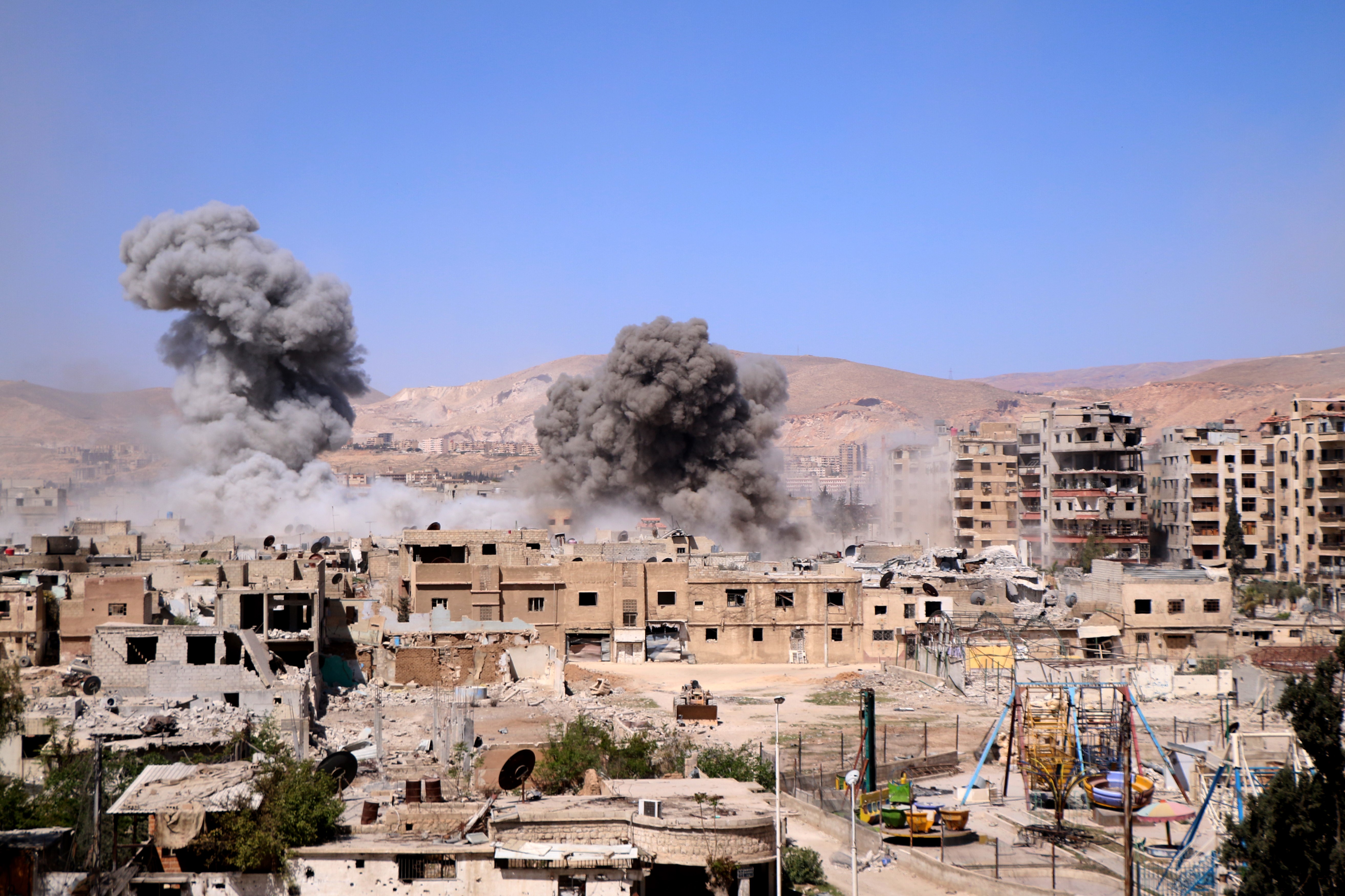 Trump warns of action against ‘Animal Assad’ 