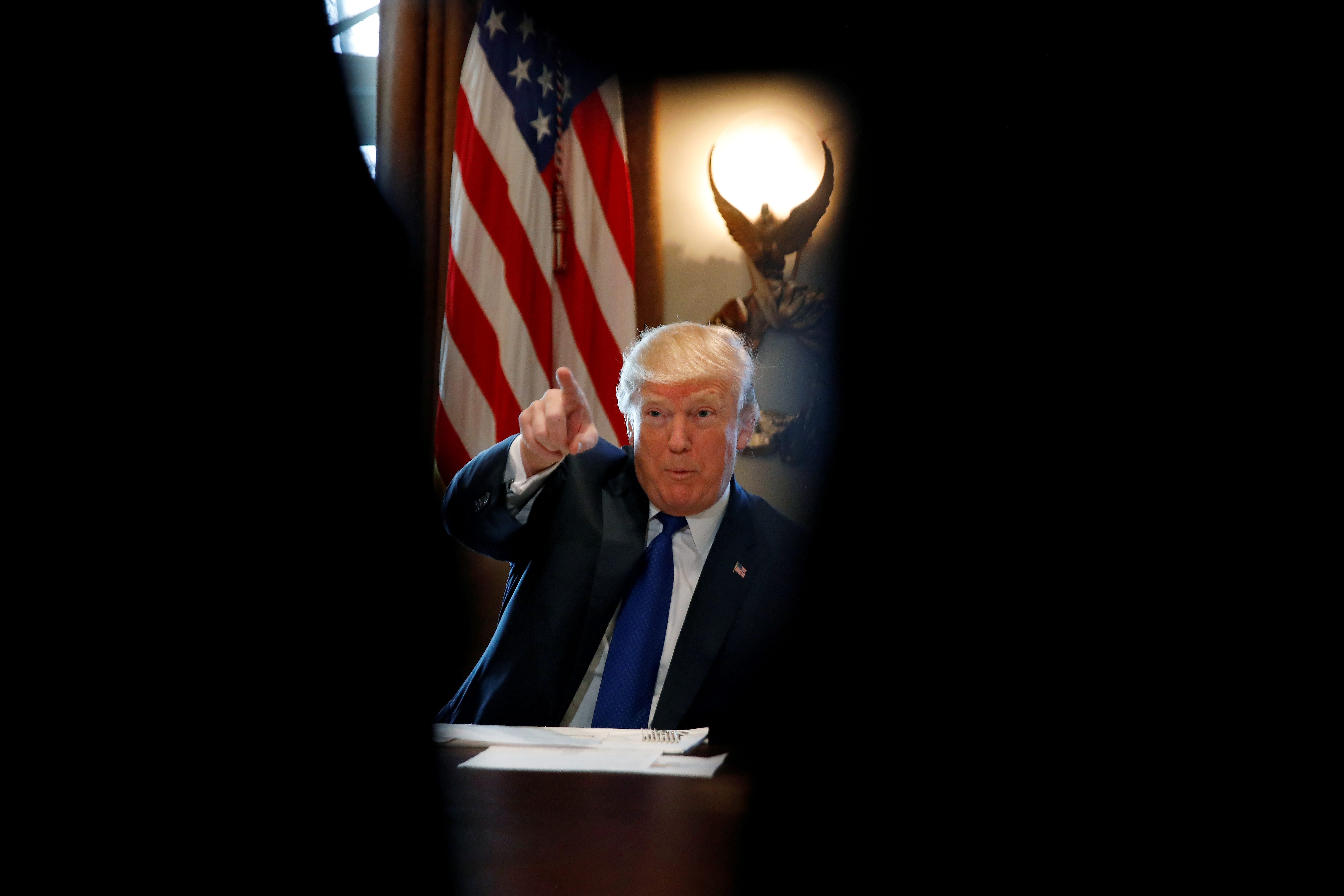 President Trump: A year in the strife