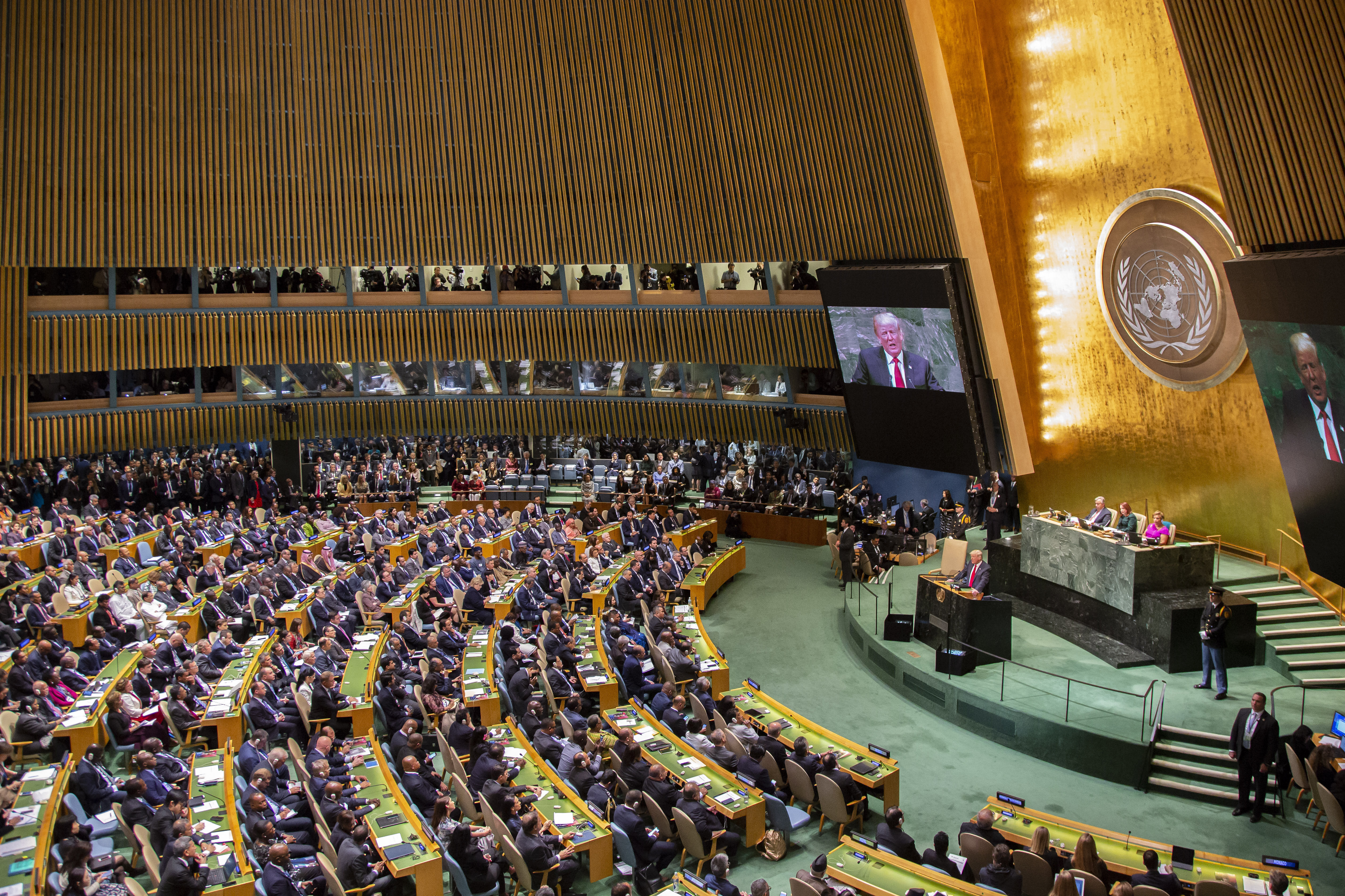Trump’s Iran stance silences UN laughter