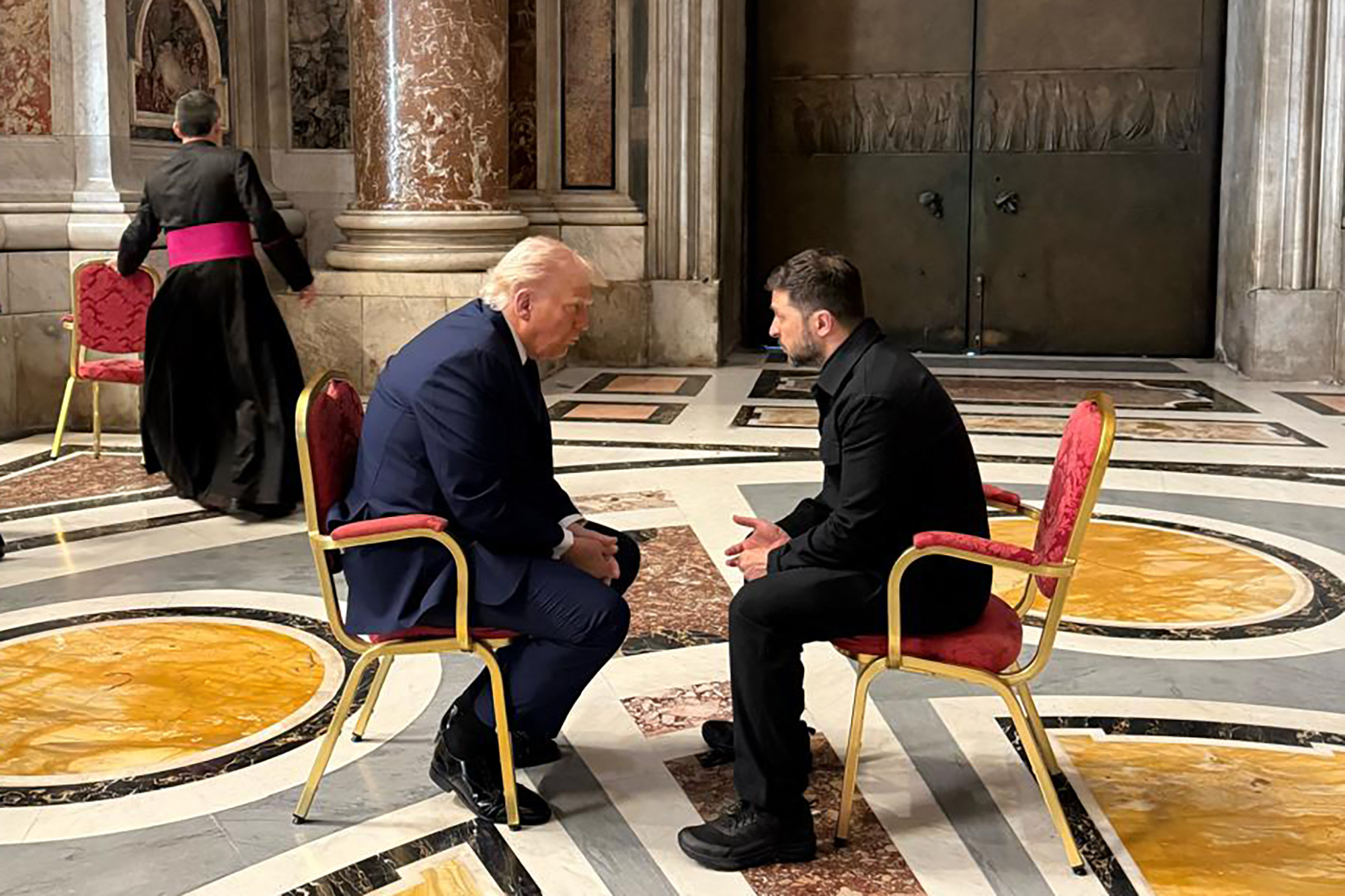 Trump and Zelenskyy.