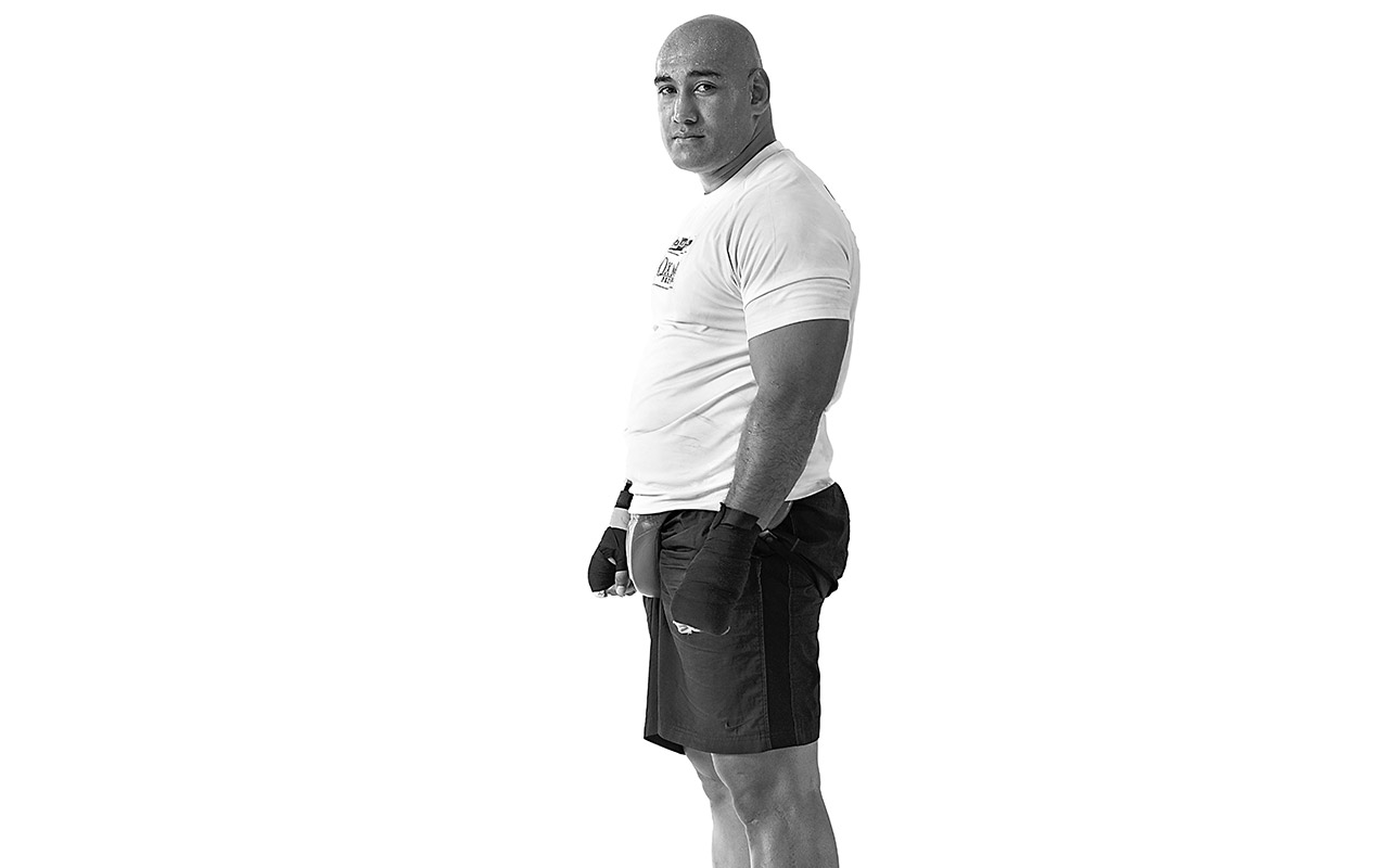 The lionheart: Alex Leapai, 34, boxer
