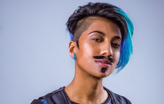 Drag king Dani Boi