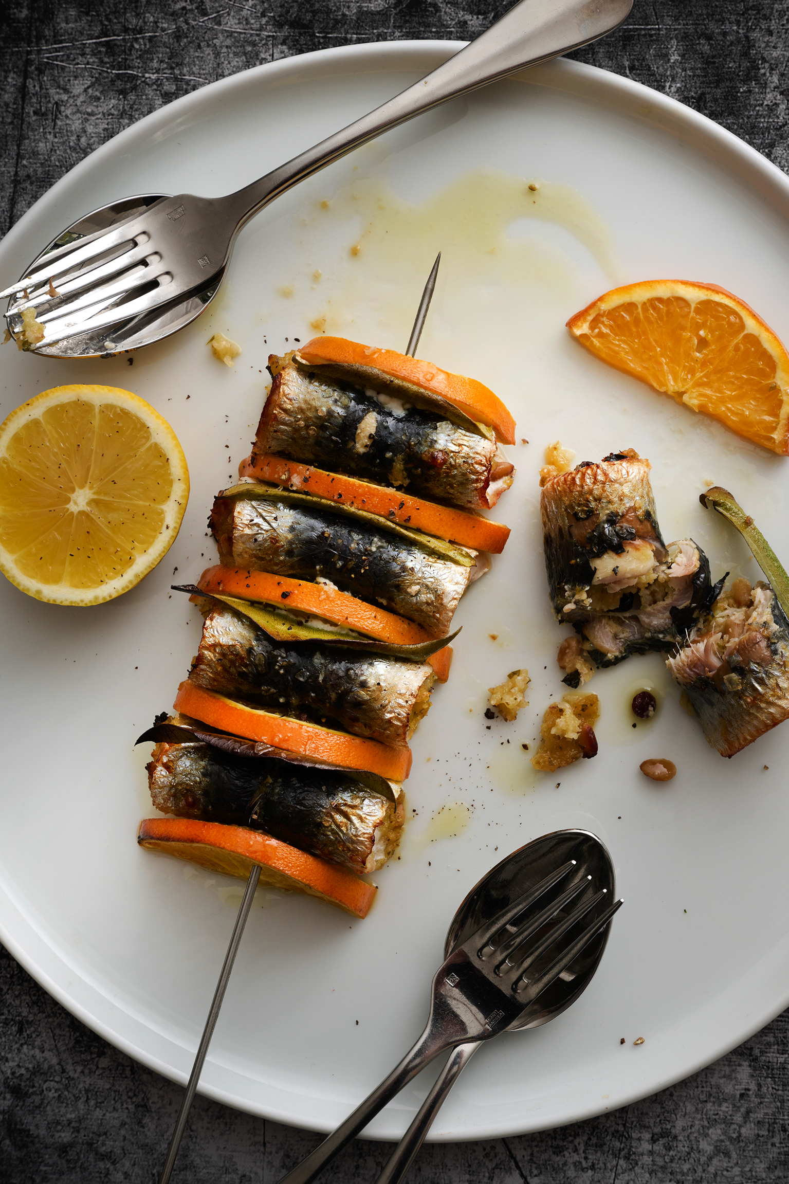 Sarde a beccafico