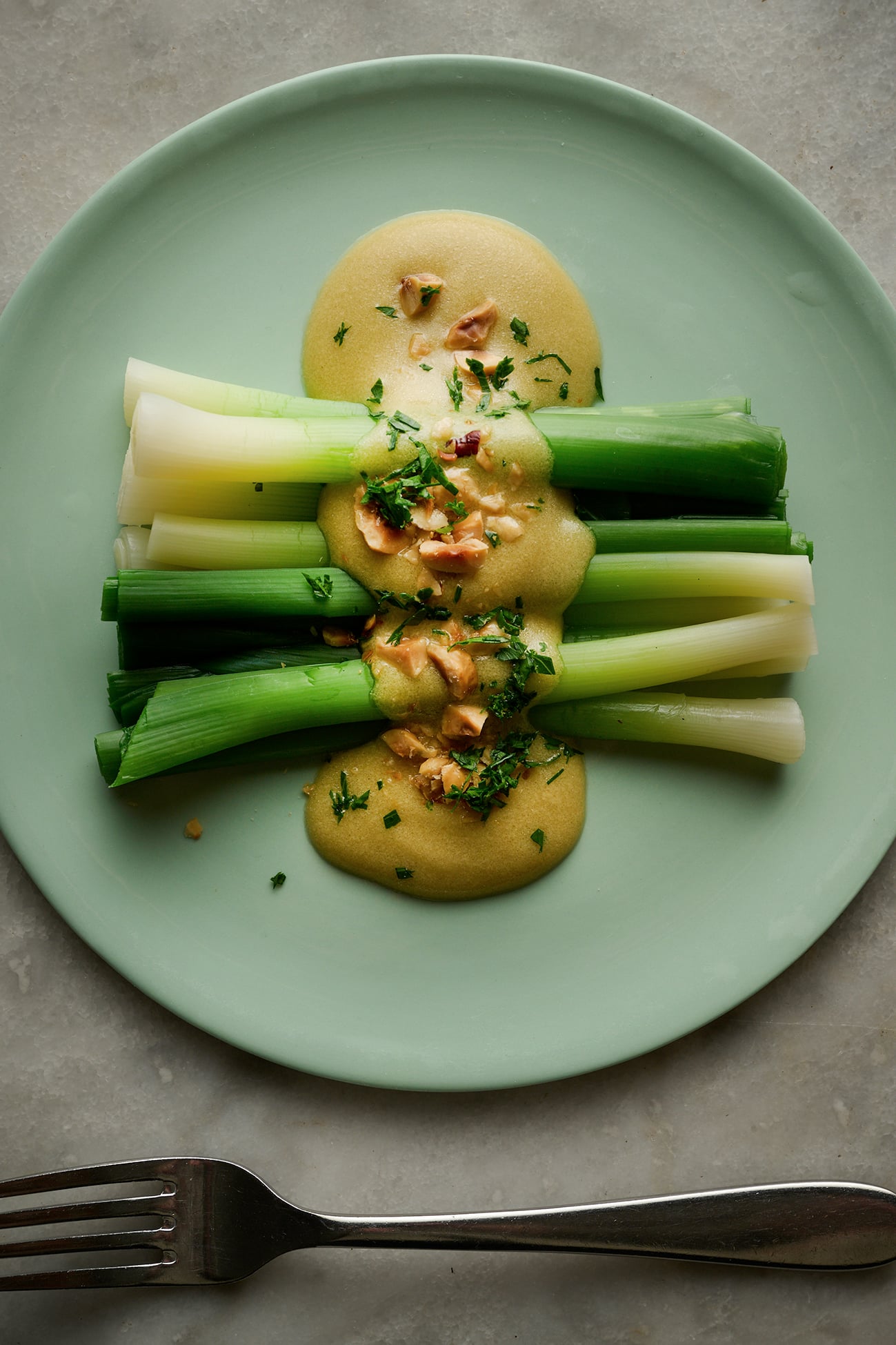 Leeks vinaigrette