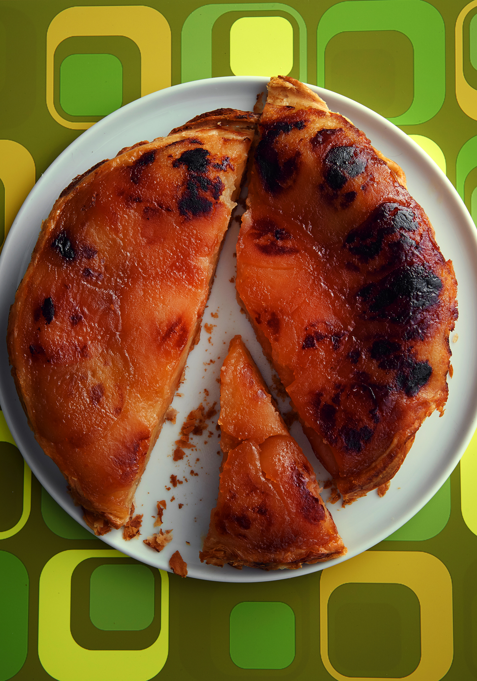 Apple tarte Tatin.