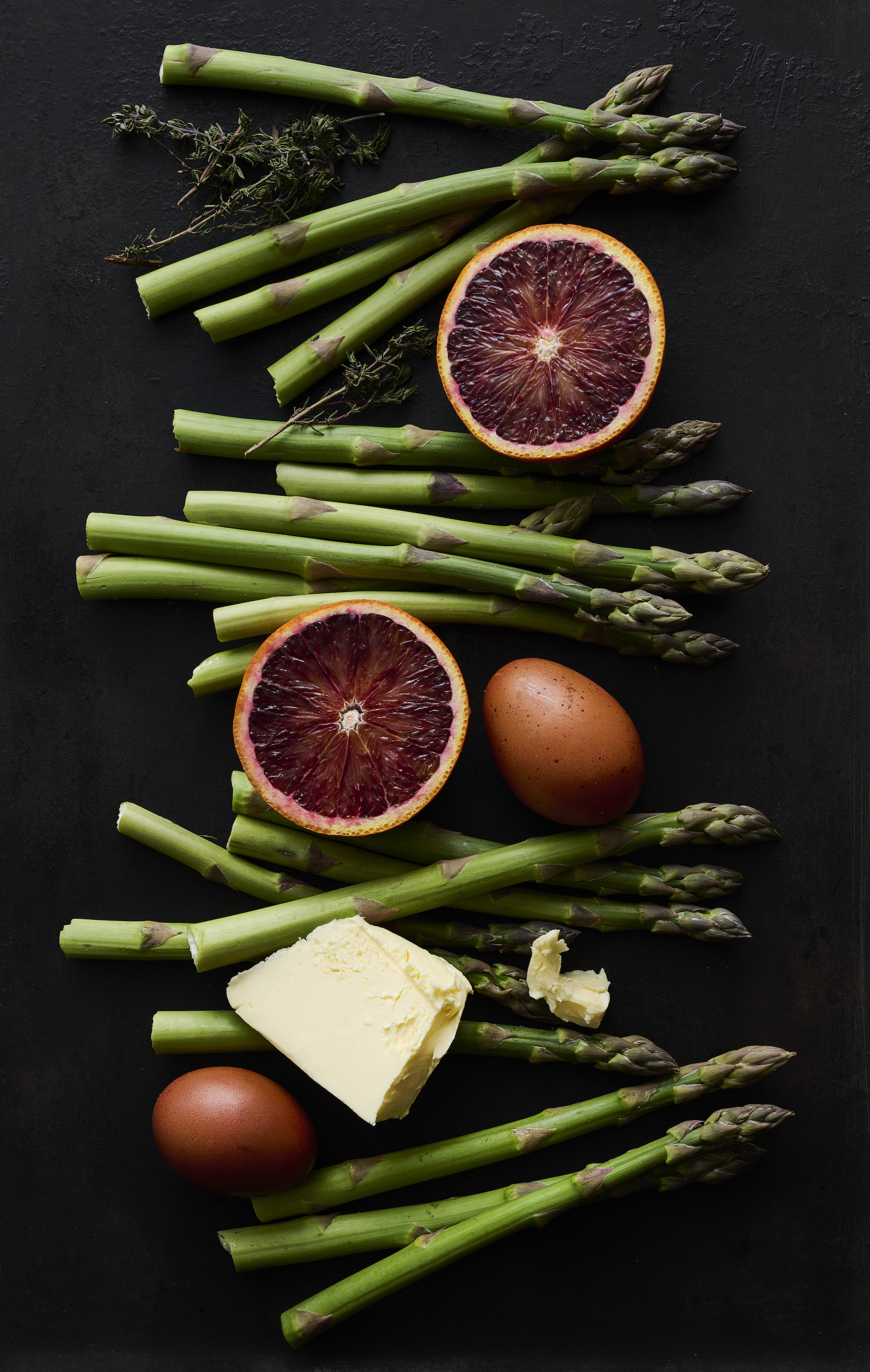 Asparagus and maltaise sauce