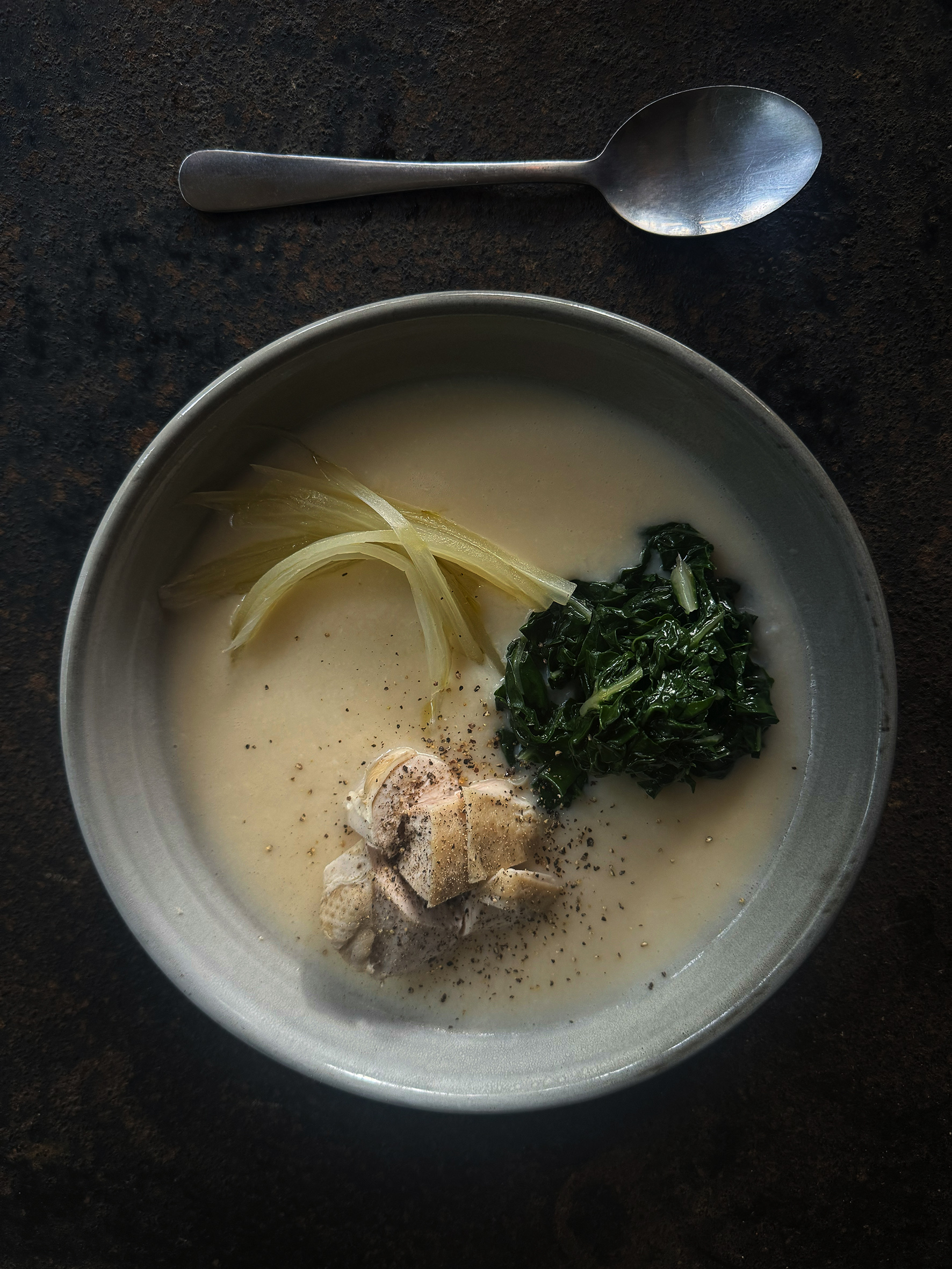 Avgolemono chicken soup