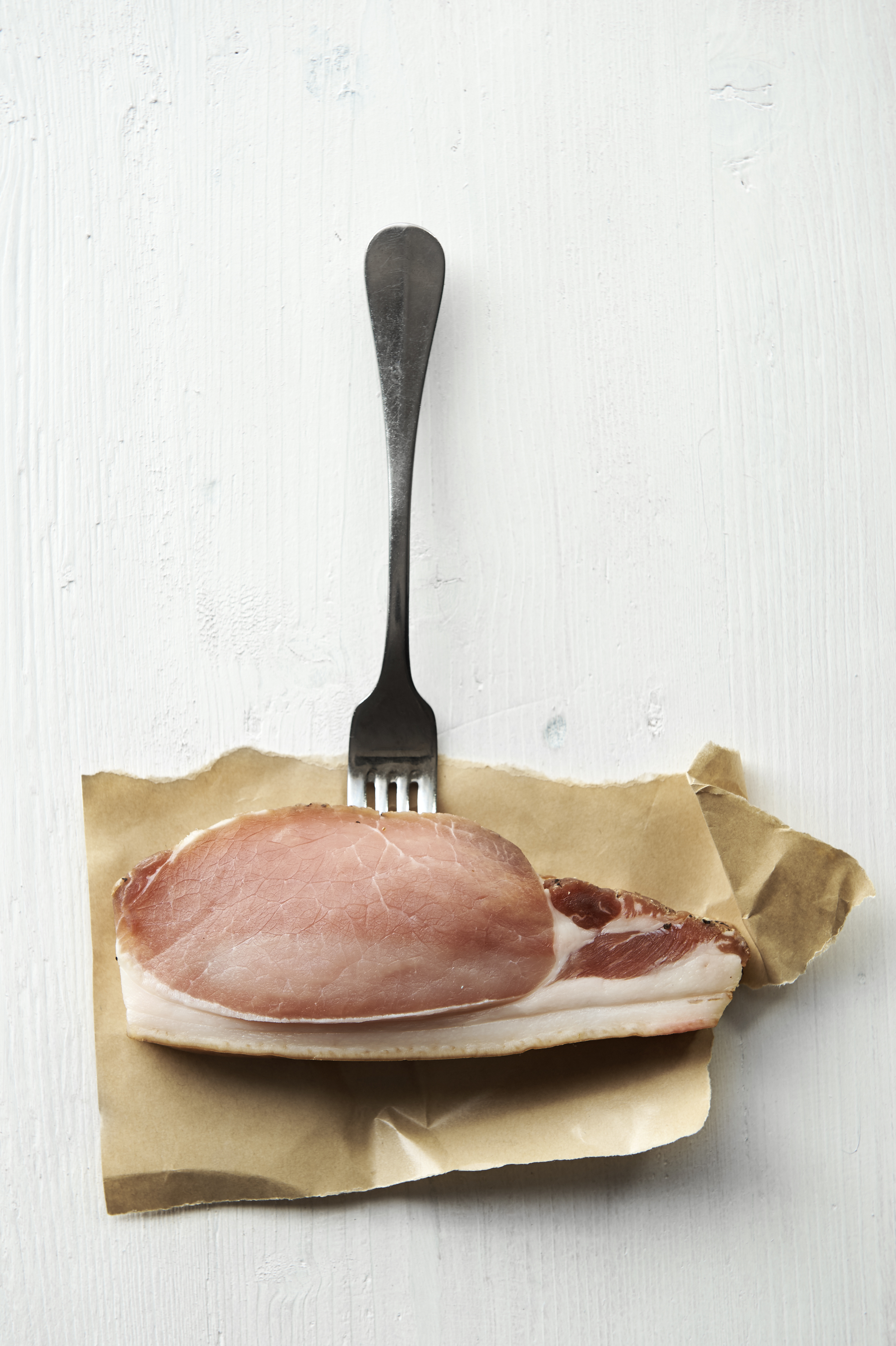 Kale, black barley and bacon soup