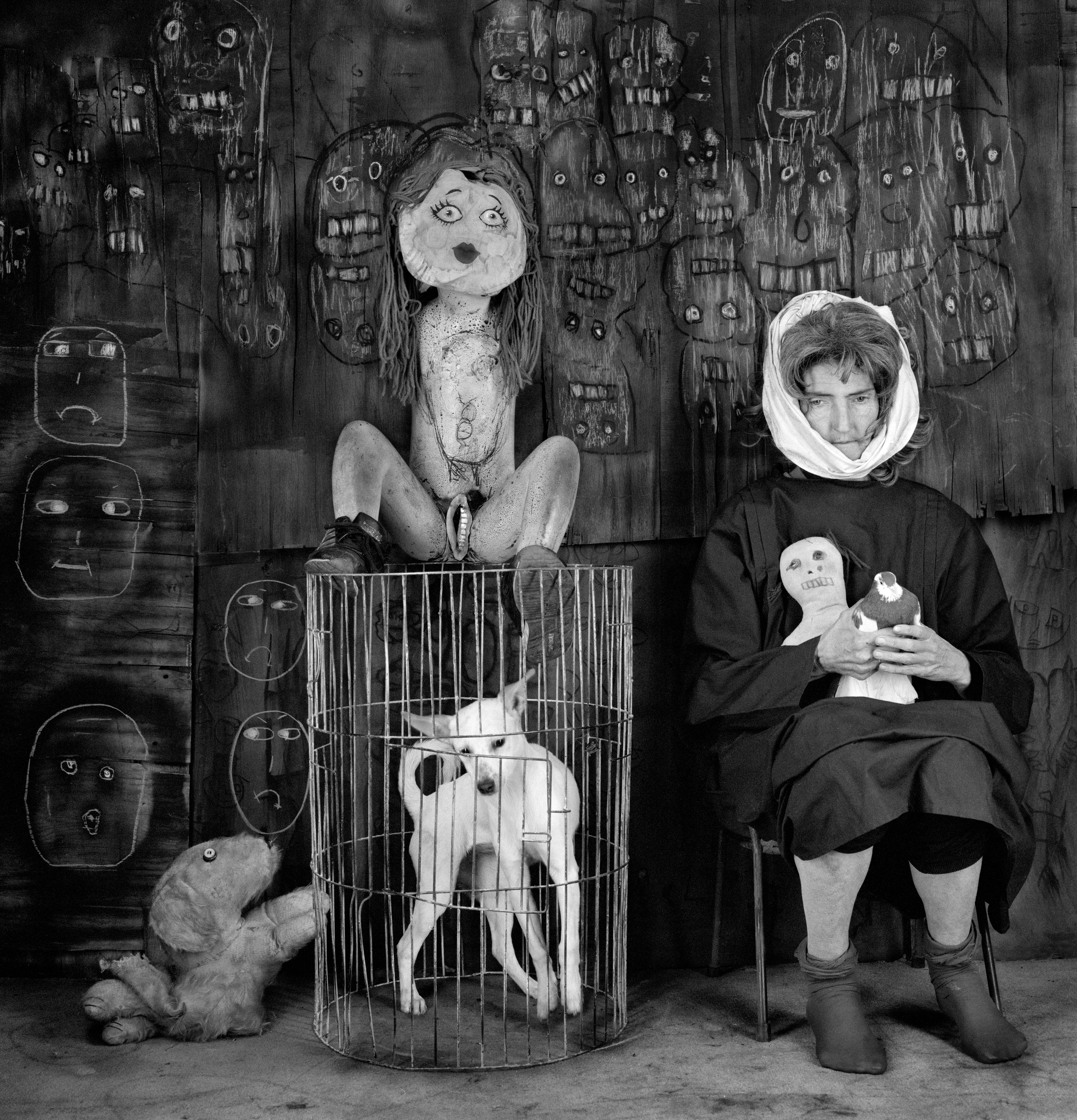 Roger Ballen's lens a dark mirror
