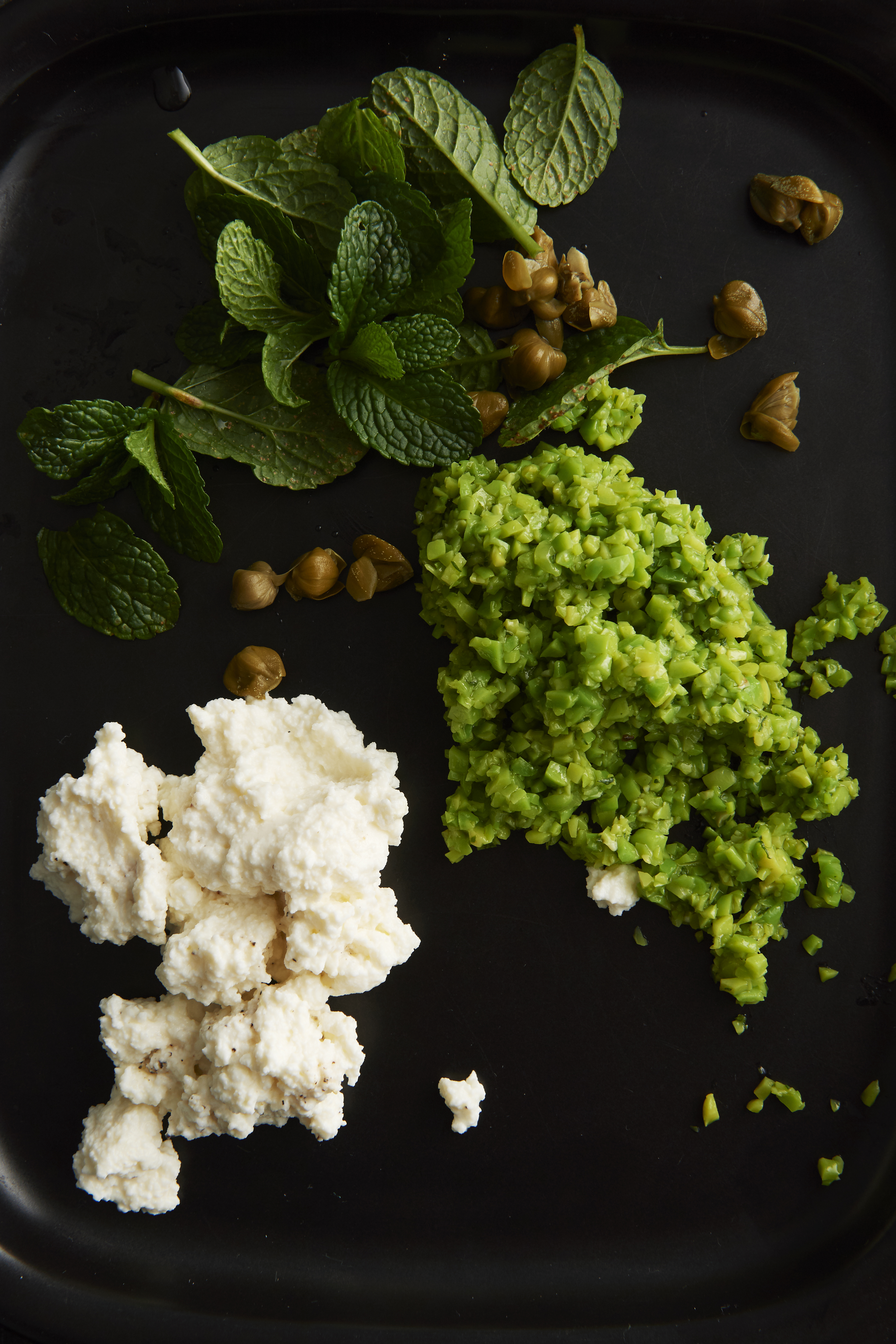 Catalan-style braised broad beans with smoked lardo